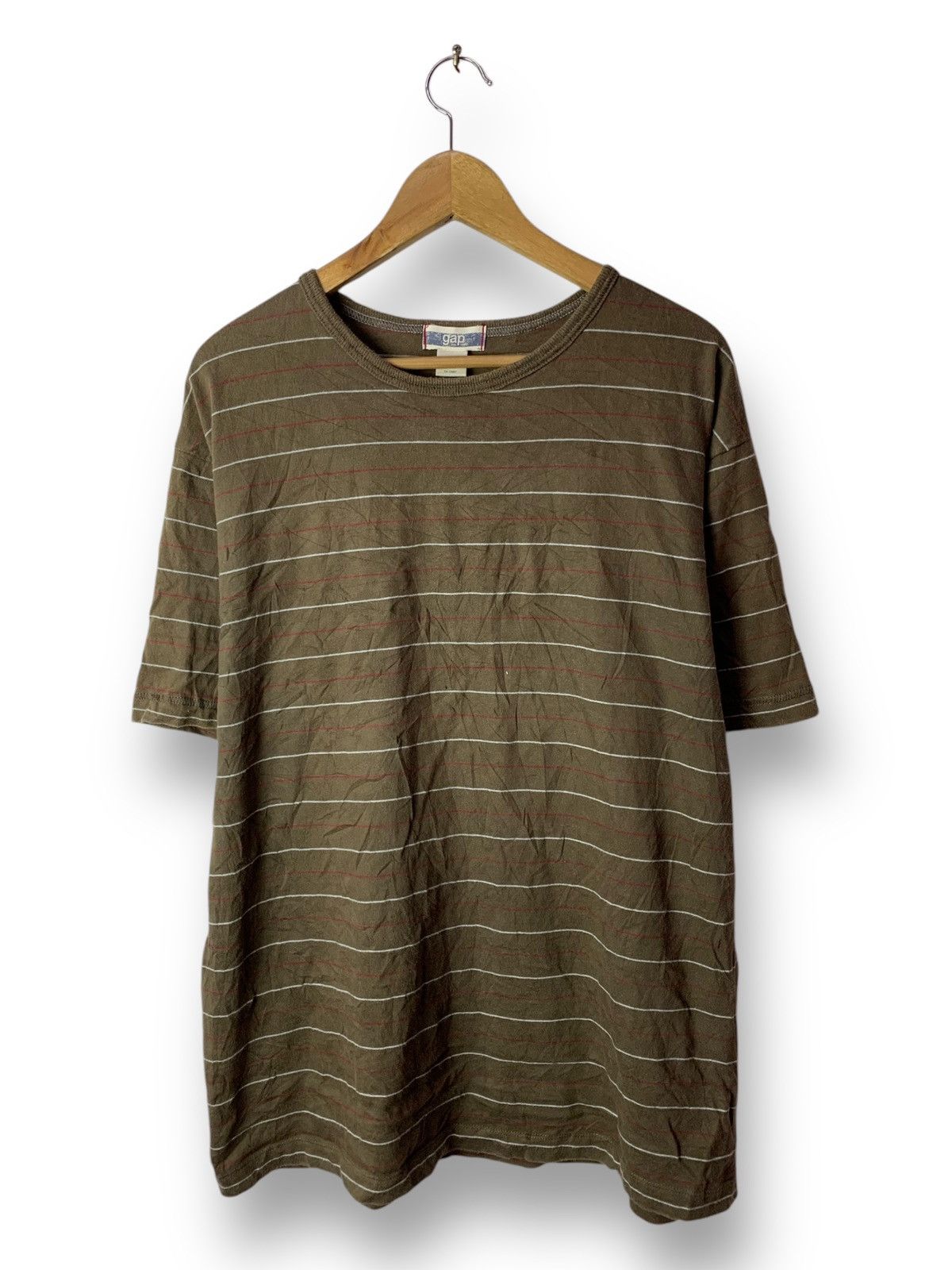 Gap 🔥GAP Stripes Streetwear Tee Size US XL / EU 56 / 4 - 1 Thumbnail