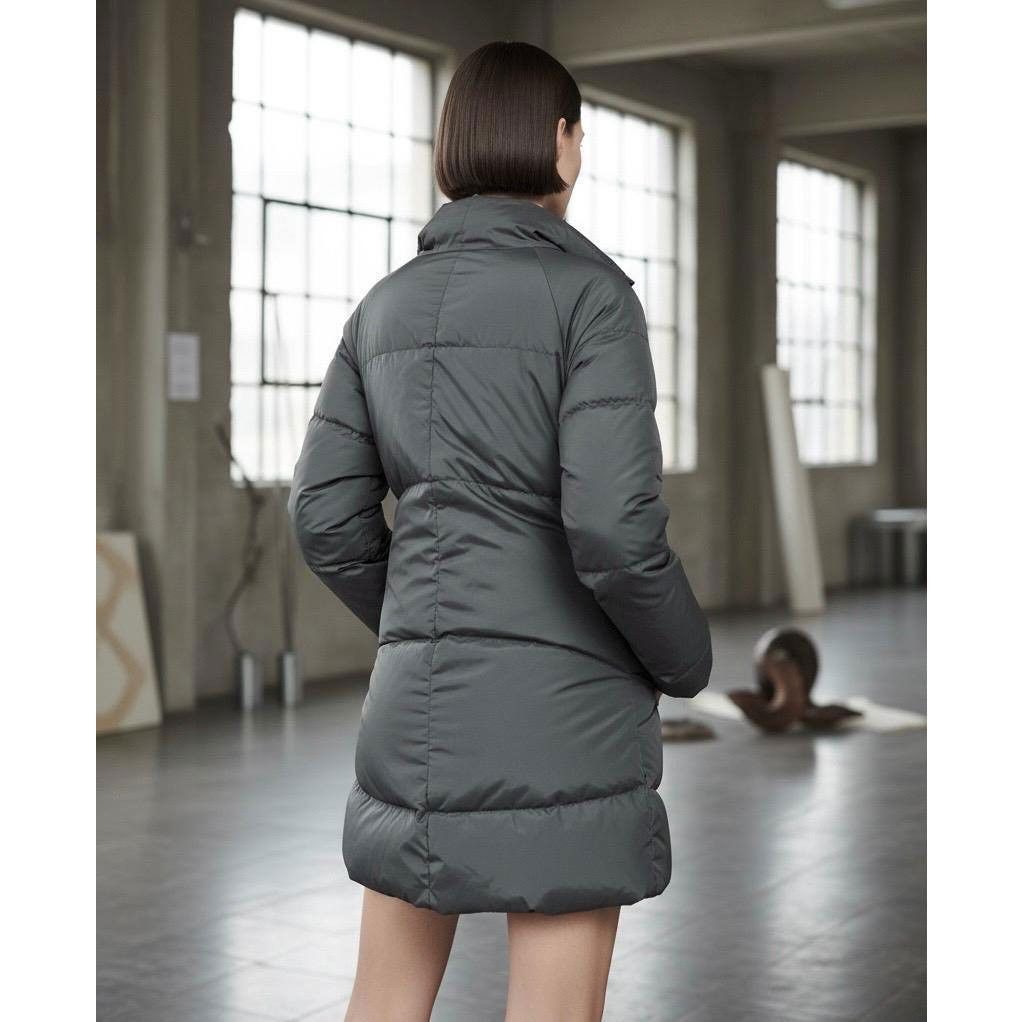 Cop Copine The Cop Copine Asymmetrical Puffer Jacket Size ONE SIZE - 4 Thumbnail