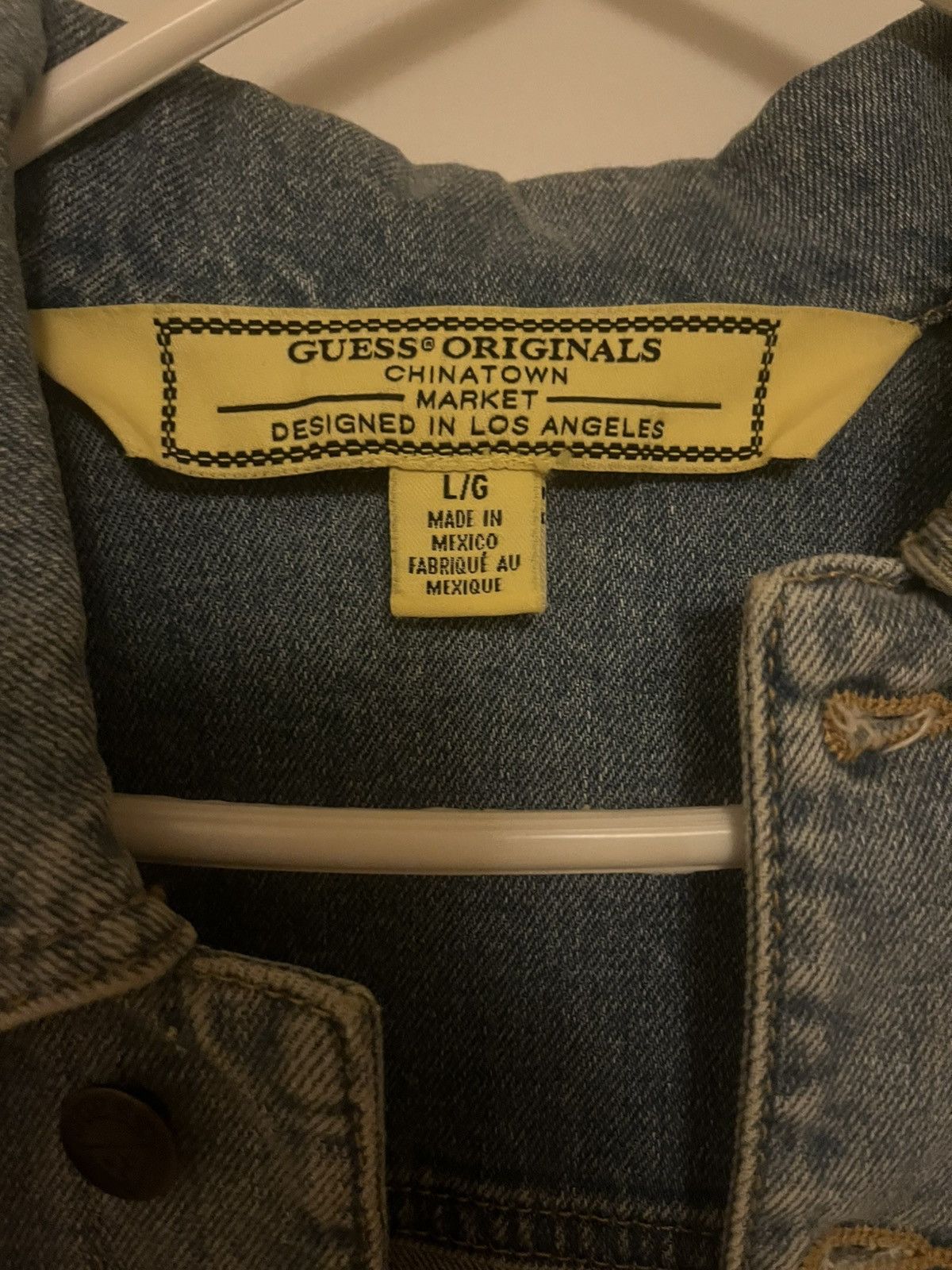 Guess × Market Guess x Chinatown Market Denim Jacket Size US L / EU 52-54 / 3 - 3 Thumbnail