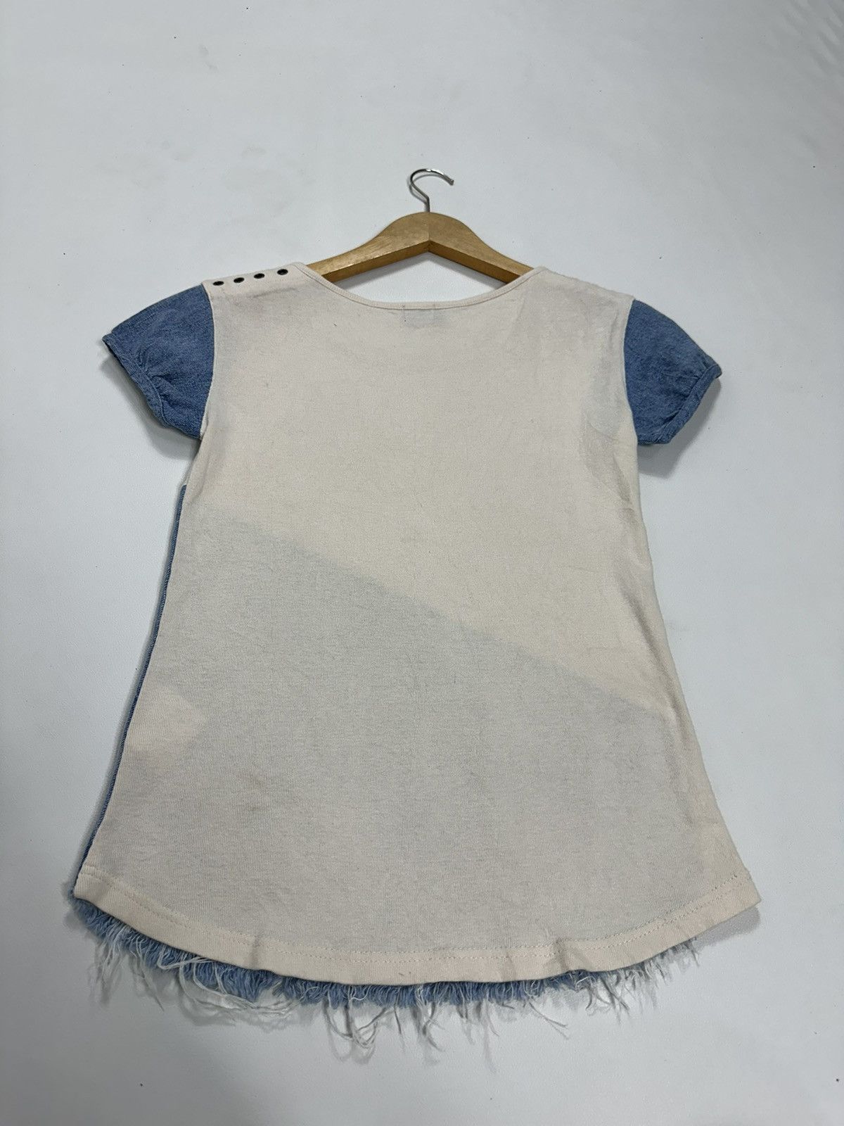 Levi's × Levi's Vintage Clothing × Vintage Vintage Levi’s Sample Hybrid Tshirt Denim and Cotton Size S / US 4 / IT 40 - 7 Thumbnail