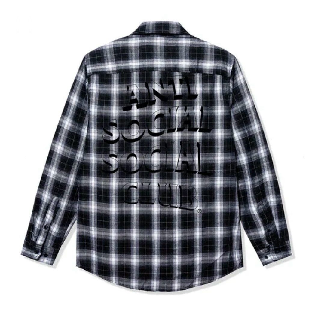 Anti Social Social Club × Designer ⚡️ ASSC Anti Social Club Overwhelming Proof Flannel 2XL ⚡️ Size US XXL / EU 58 / 5 - 2 Thumbnail
