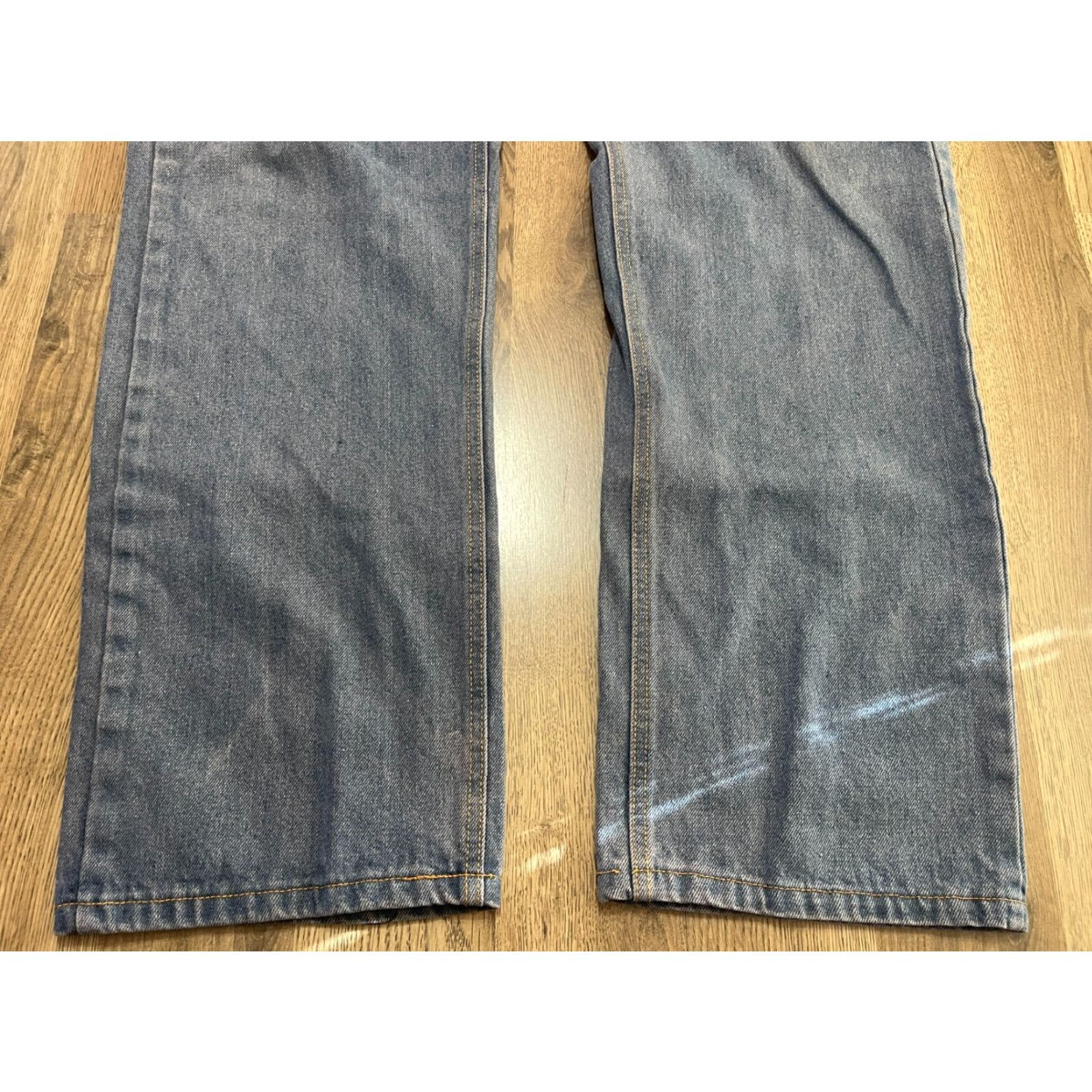 Vintage Buffalo Jeans Men's 38/34 Blue Denim Straight Leg Pockets Jeans Retail 34 In Inseam Size US 38 / EU 54 - 2 Thumbnail
