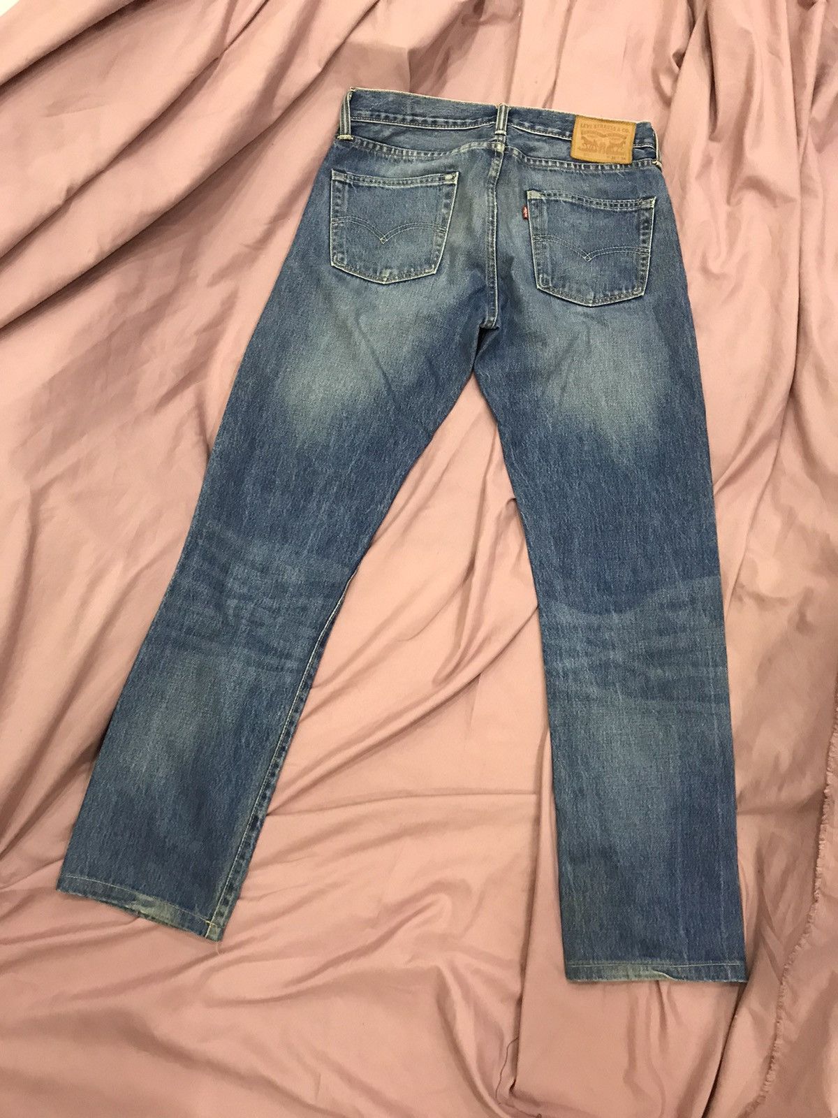 SELVEDGE LEVI's white oak cone mills denim 511 jeans