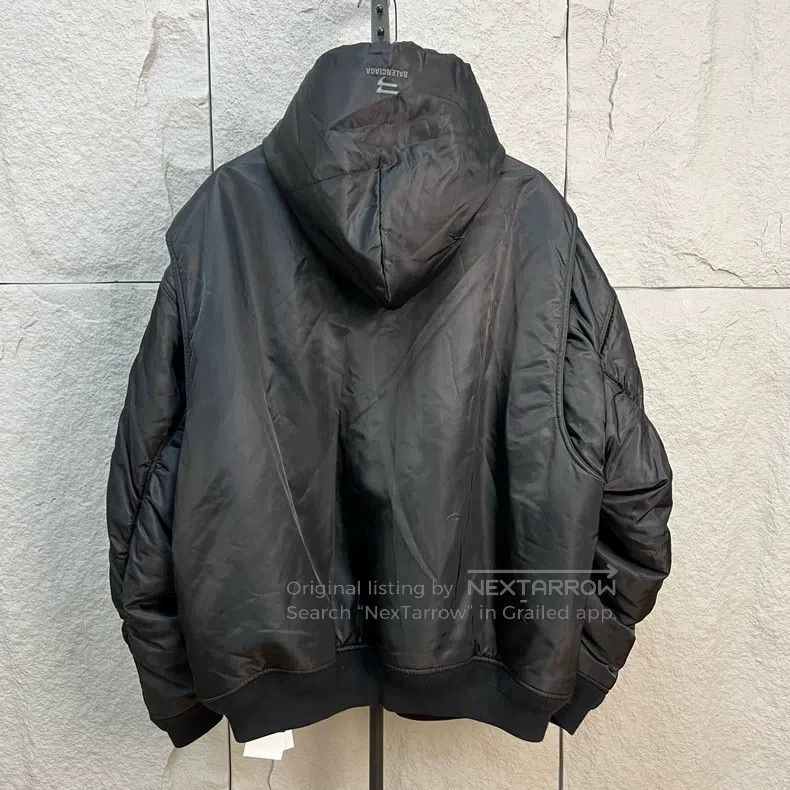 Balenciaga Balenciaga Nylon Hooded Jacket Size US S / EU 44-46 / 1 - 2 Thumbnail