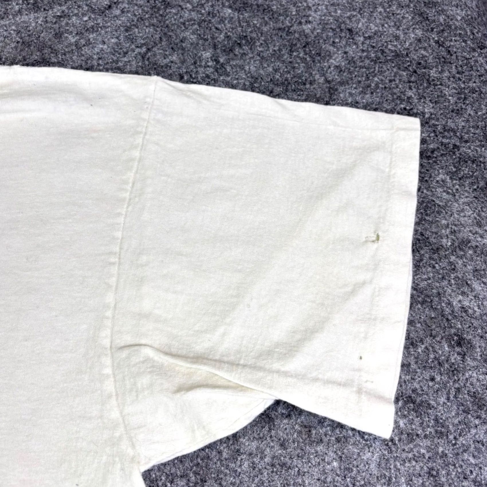 Vintage VINTAGE 1990s History Channel T Shirt Murina XL Cream White Men Short Sleeve Graphic Tee Grunge 90s Size US XL / EU 56 / 4 - 6 Thumbnail