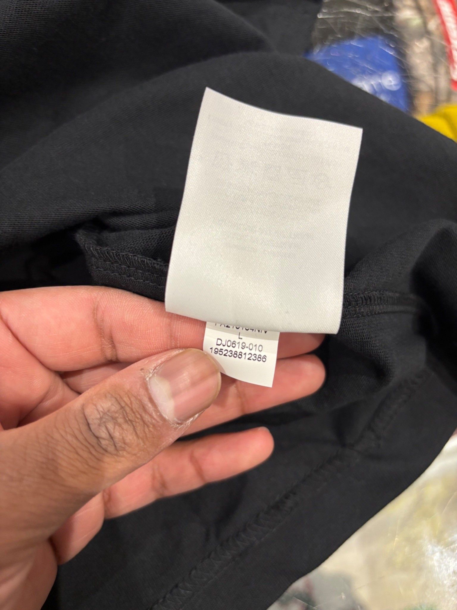 Travis Scott Travis Scott x Jordan x Fragment T-shirt Black Size US L / EU 52-54 / 3 - 9 Thumbnail