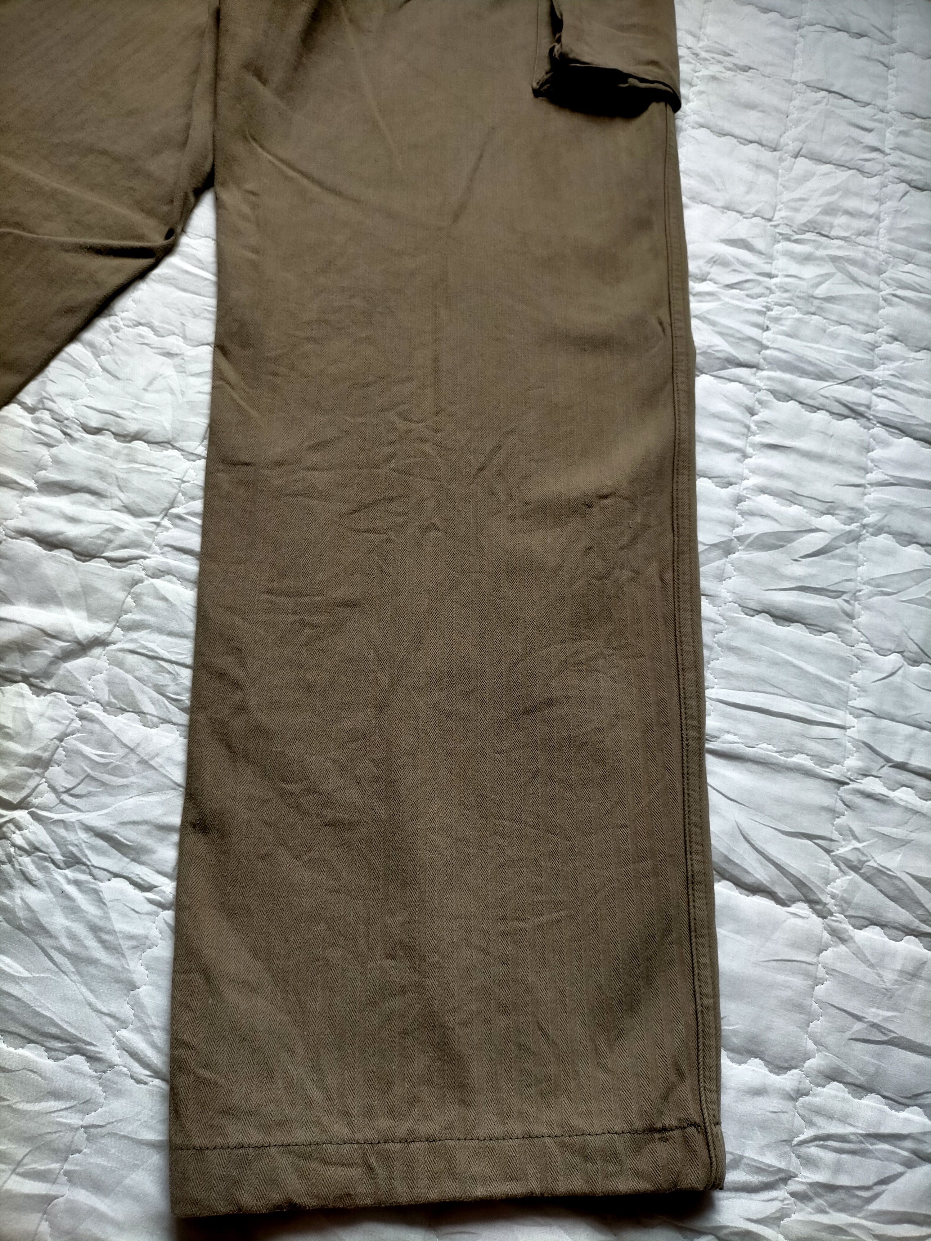Japanese Brand × Vintage WW2 Army Green 13 Star HBT Trouser Pants Size US 28 / EU 44 - 13 Thumbnail