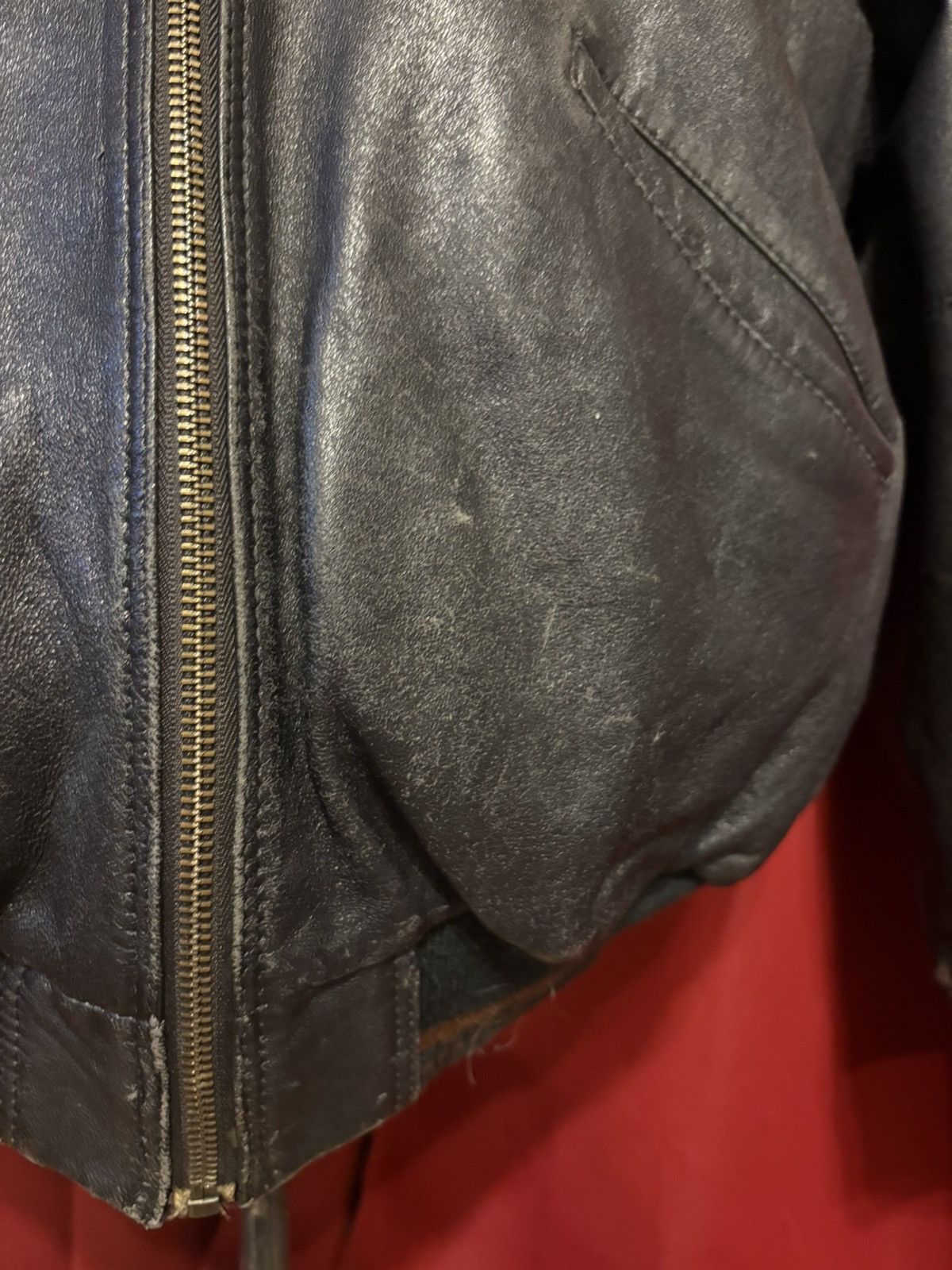 Vintage Vintage McDonald’s Leather Jacket 90’s Soviet Union Grail Size US L / EU 52-54 / 3 - 4 Thumbnail