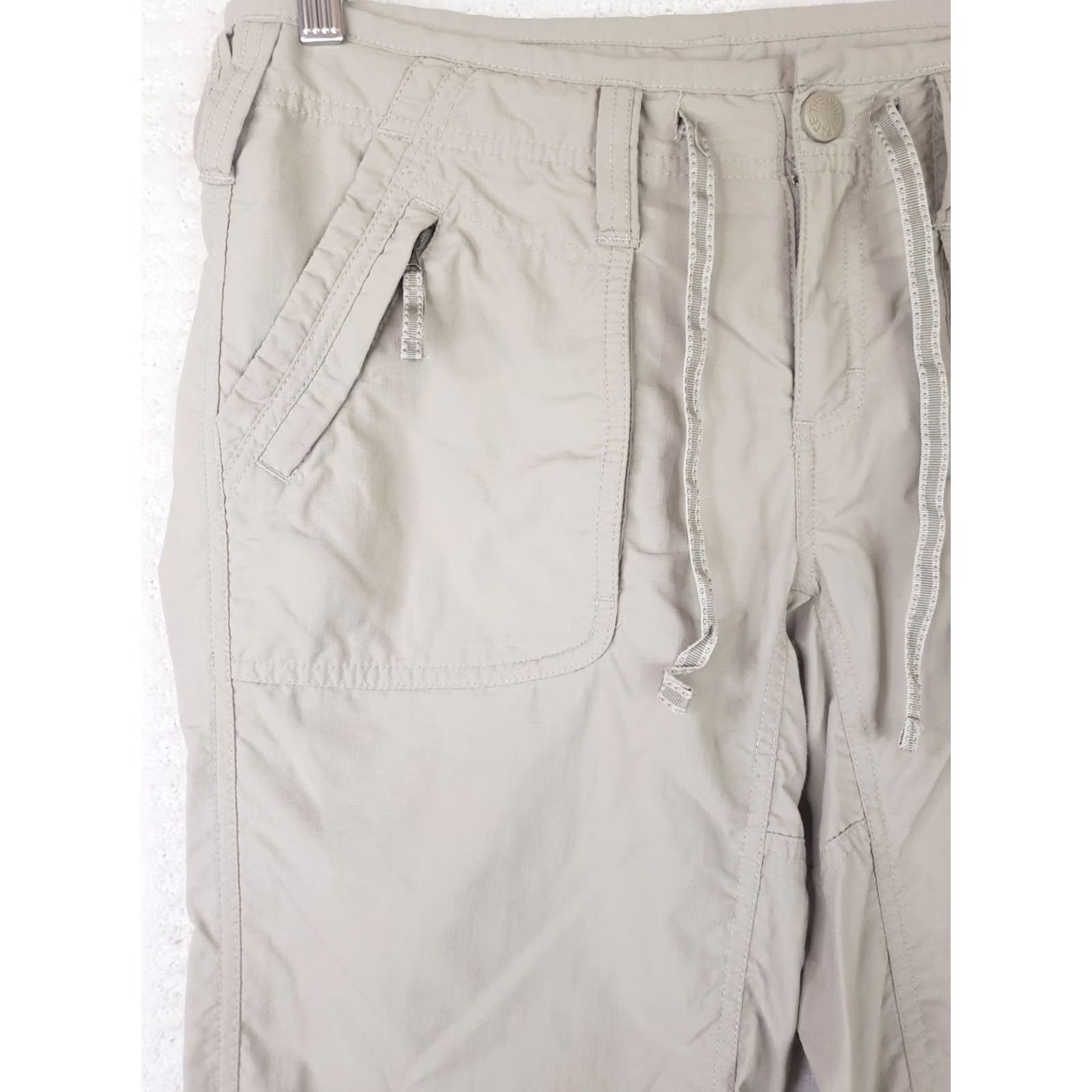 The North Face The North Face Women's Horizon 2 Beige Pocketed Drawstring Hiking Pants Size 6 Regular Inseam 30 in Mens Girls Womens Size 28" / US 6 / IT 42 - 4 Thumbnail