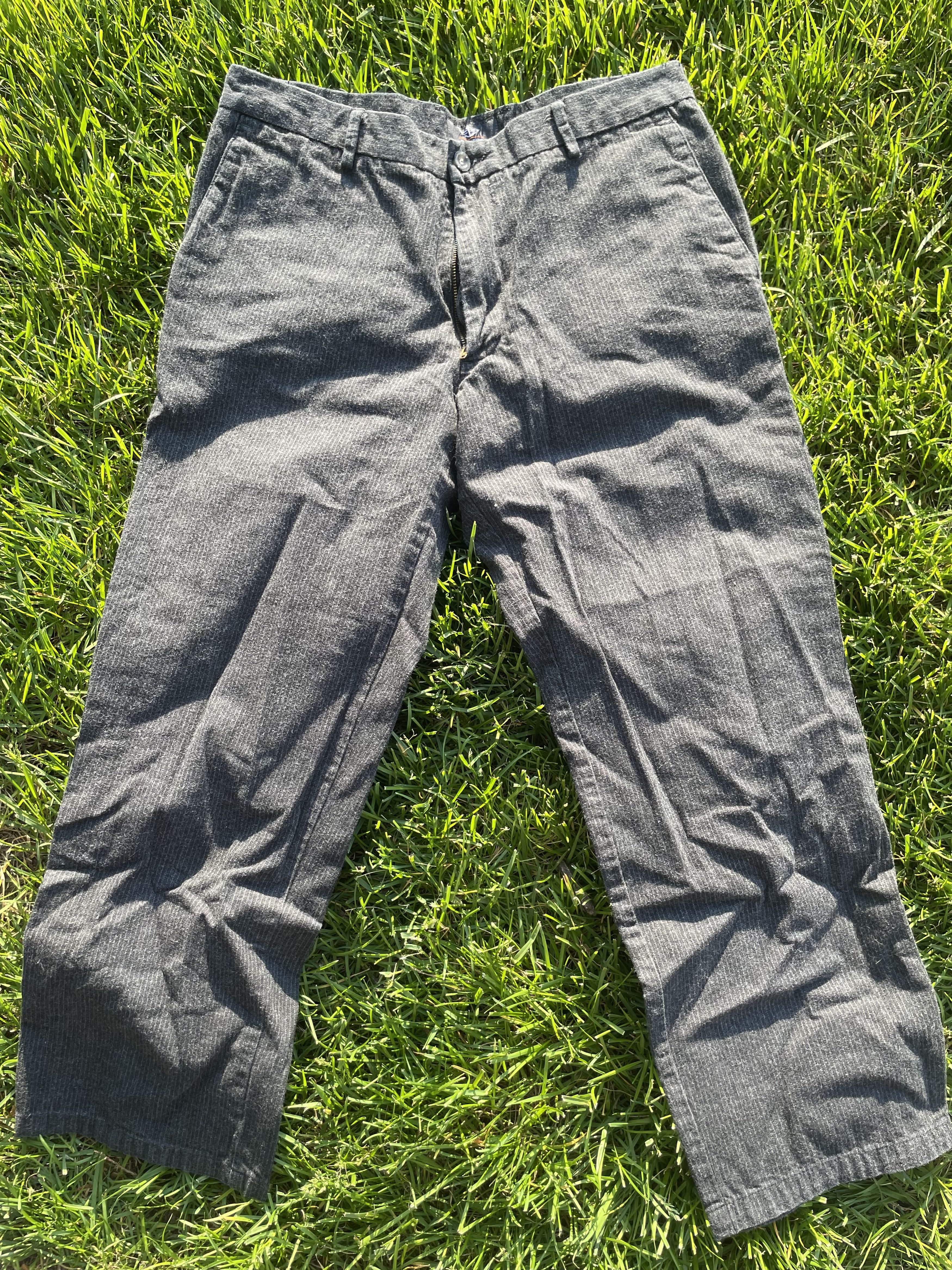 Dockers Dockers Khaki Black Striped Chinos Size US 32 / EU 48 - 1 Thumbnail