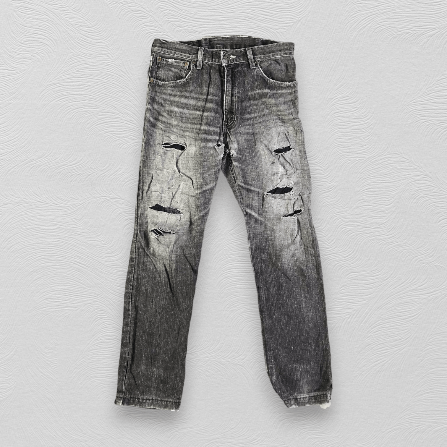 Vintage Levis 503 Jeans Ripped Denim KJ3056