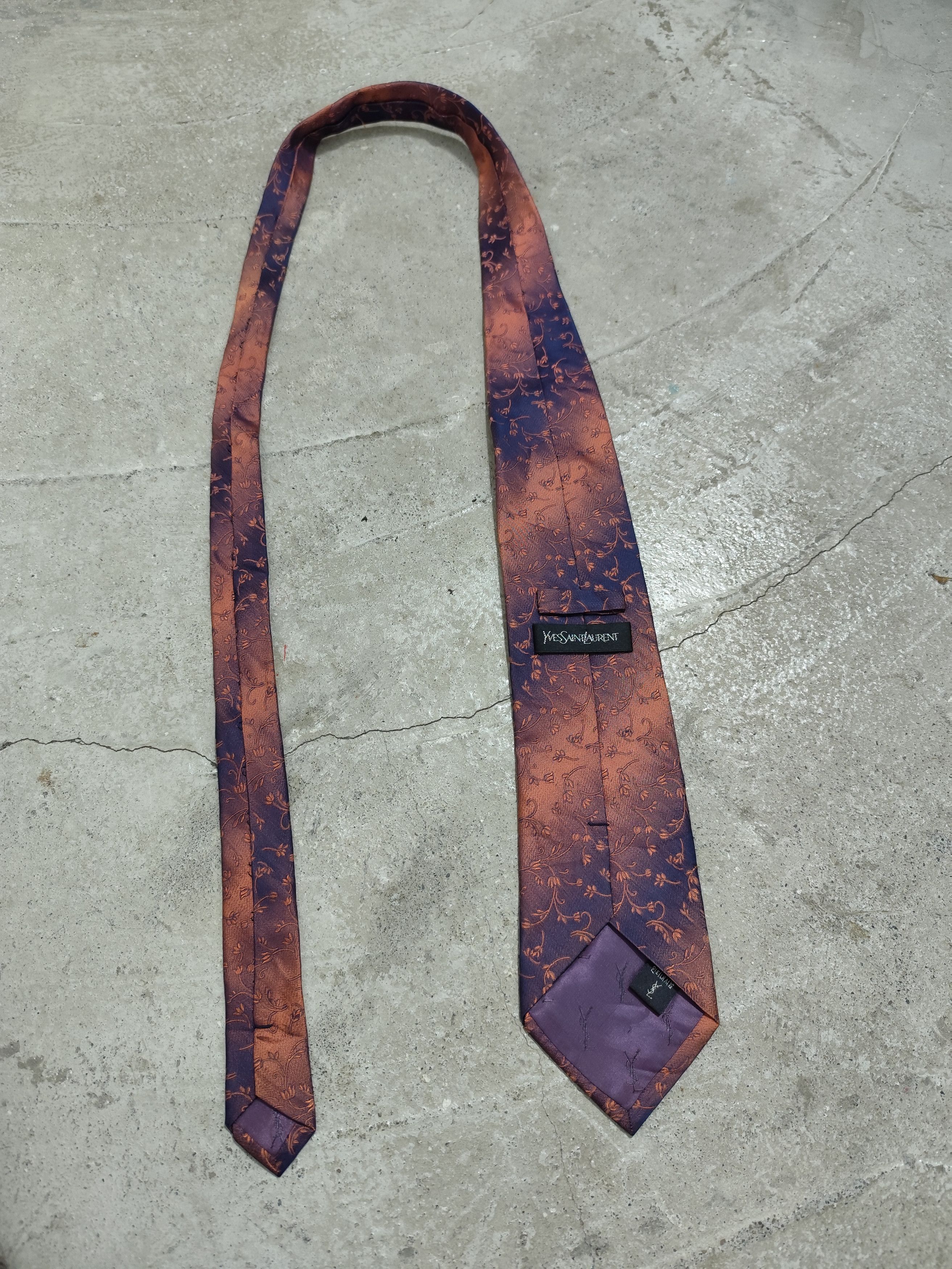 Vintage ysl yves saint laurent tie