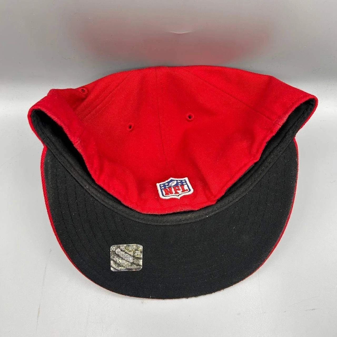 New Era San Francisco 49ers Hat Men 7 1/8 Red NFL Fitted Cap Size ONE SIZE - 8 Thumbnail