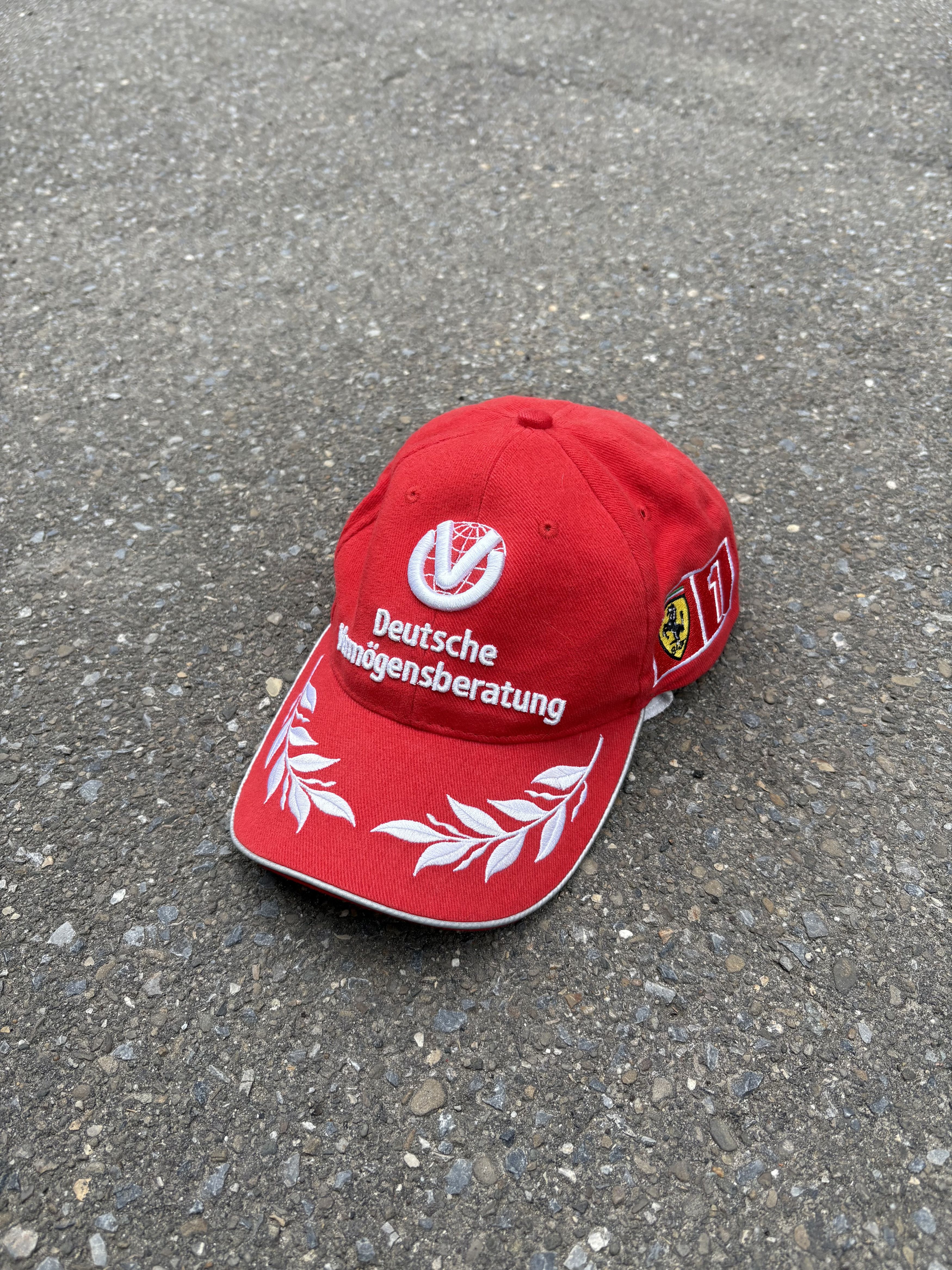 Ferrari × Formula 1 × Vintage 2000 F1 World Champion Michael Schumacher Ferrari cap Size ONE SIZE - 1 Thumbnail