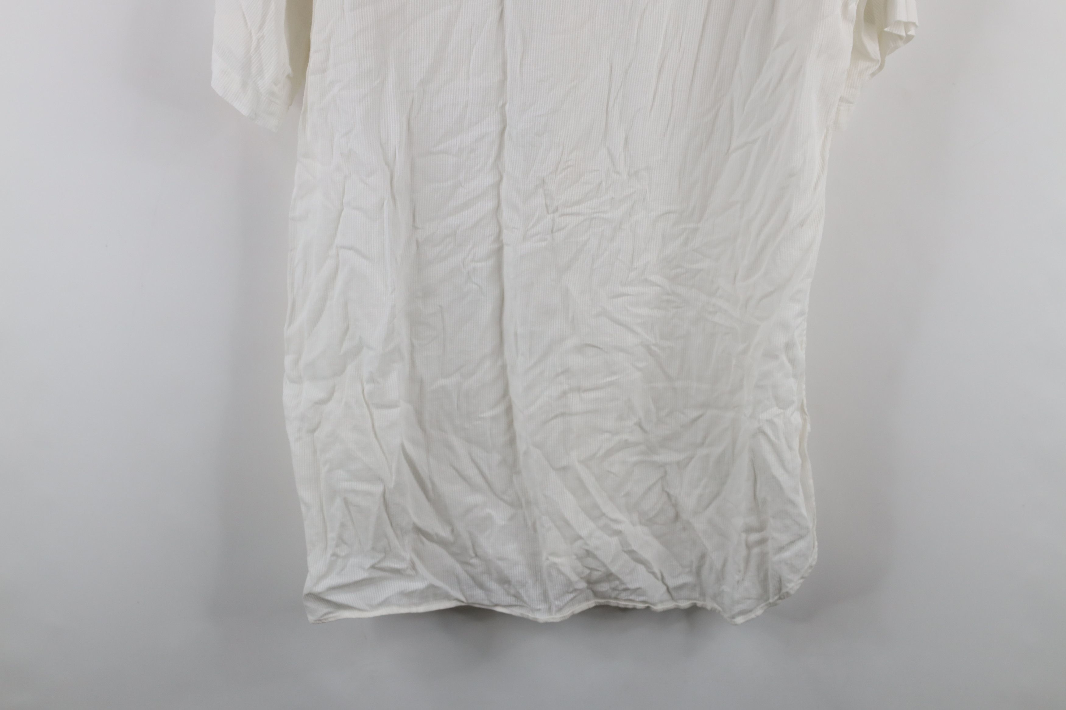 Vintage Vintage 30s 40s B Altman Co Ribbed Short Sleeve Button Shirt Size US M / EU 48-50 / 2 - 11 Thumbnail