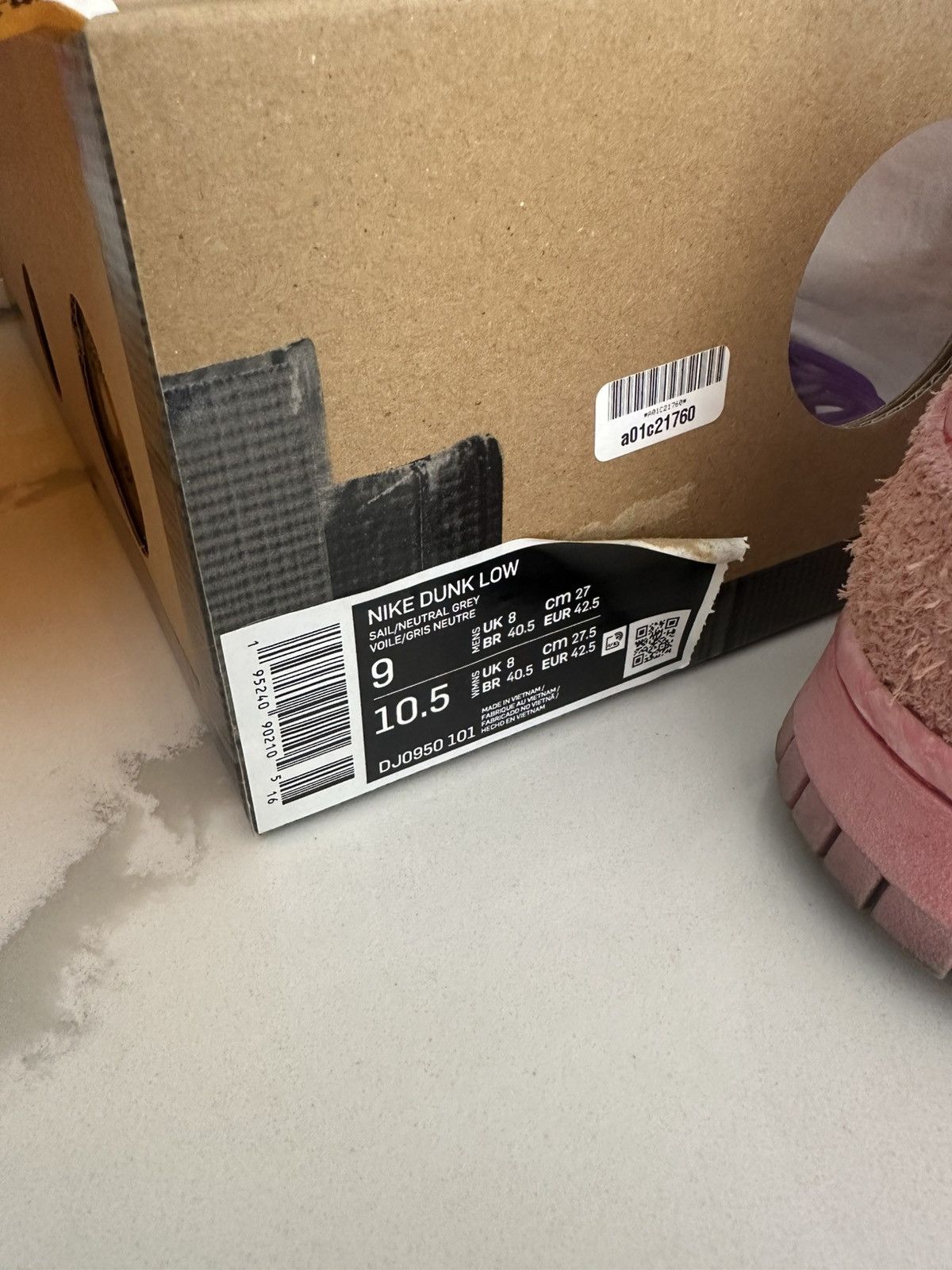 Nike × Off-White Cherry Blossom Dunks Lot 15 of 50 Size US 9 / EU 42 - 17 Thumbnail