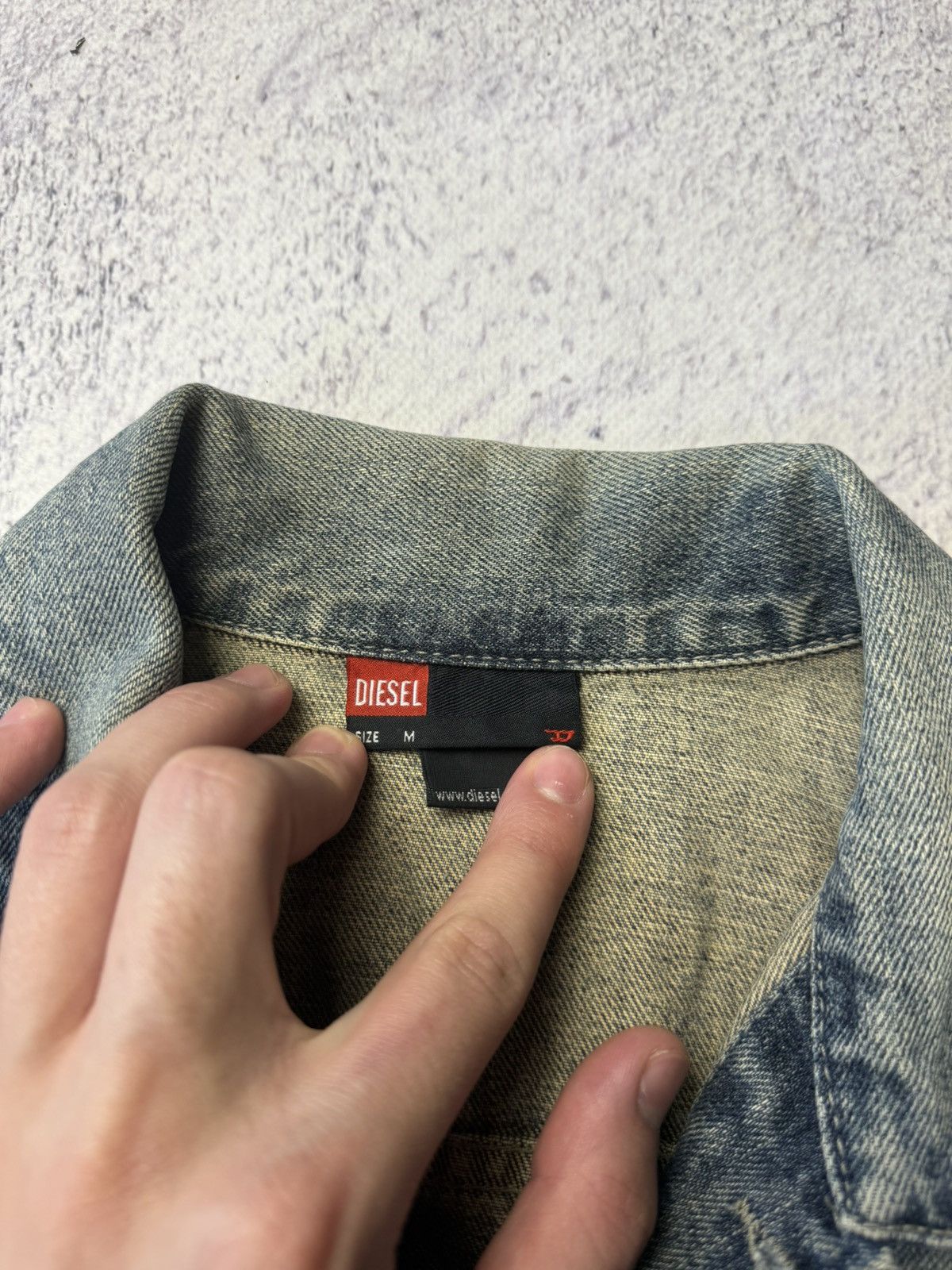 Diesel Vintage Women’s Diesel Denim Jacket Y2K Fabed Size M / US 6-8 / IT 42-44 - 11 Thumbnail