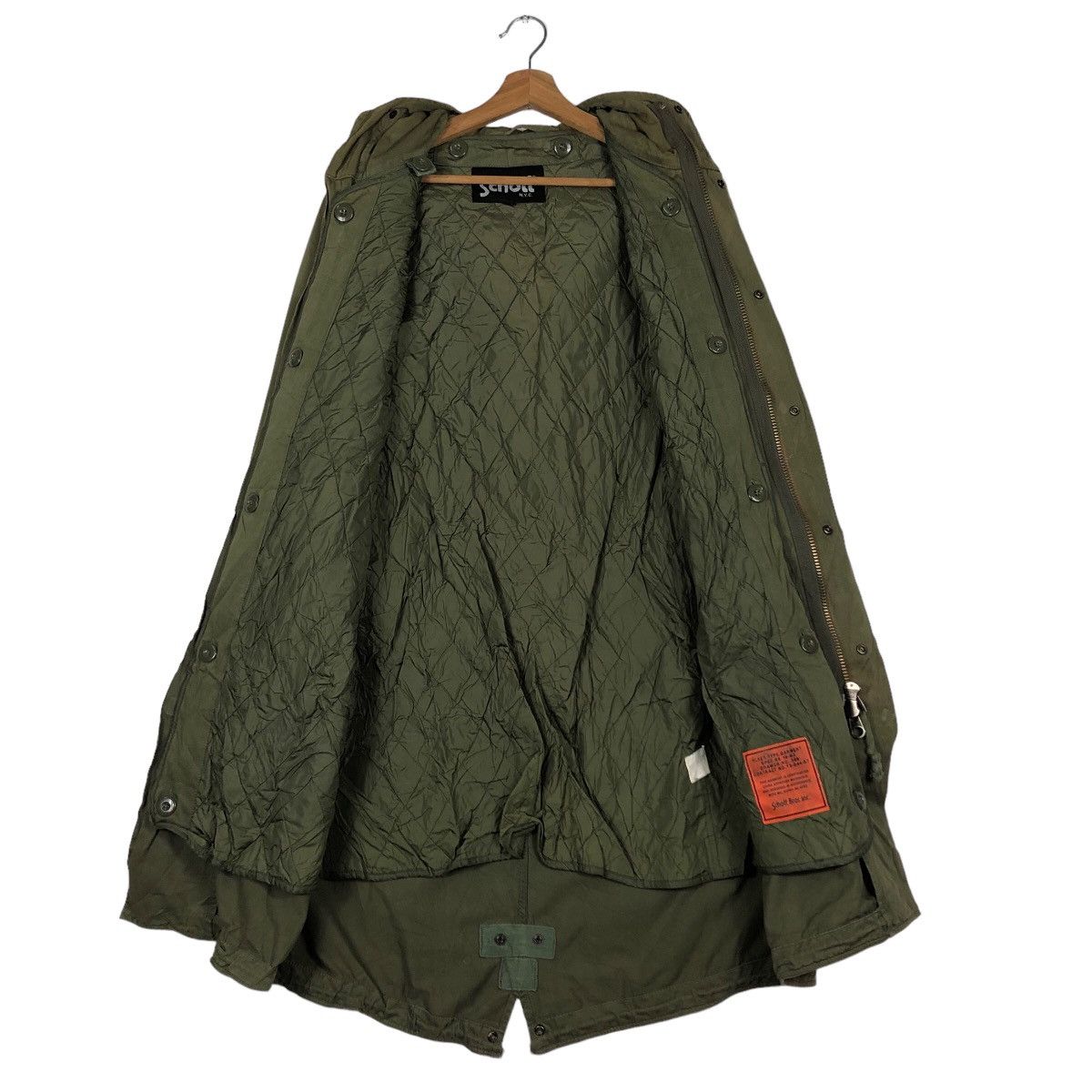 Japanese Brand 🔥Vintage Fish Tail Parka Jacket Biker Schott Multi Pocket Size US L / EU 52-54 / 3 - 14 Thumbnail