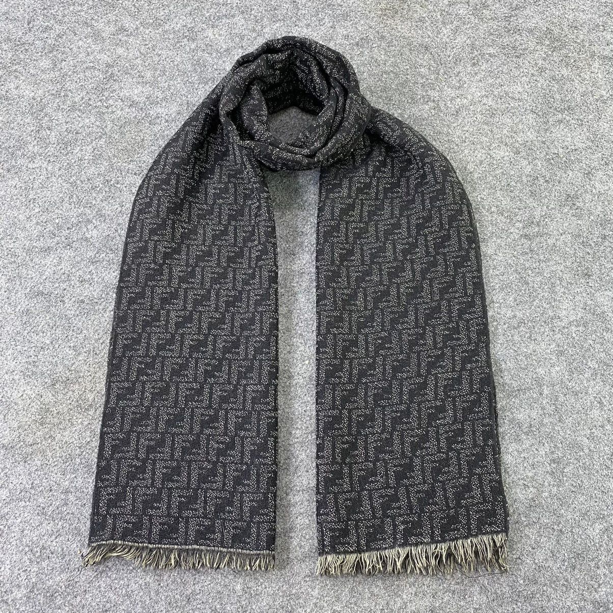 Fendi × Vintage Fendi FF Monogram Muffler / Scarf / Neckwear -K050 Size ONE SIZE - 1 Thumbnail