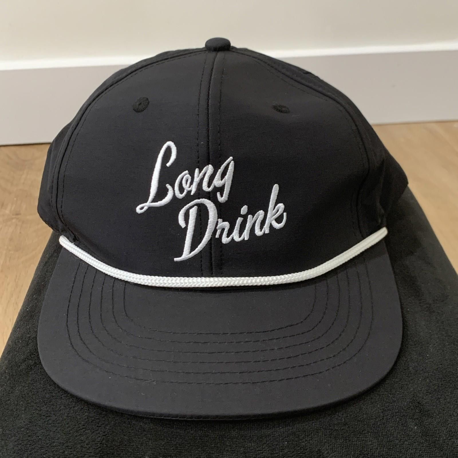 Imperial New Long Drink Logo Rope Hat Snapback Adjustable Cap NWOT Size ONE SIZE - 1 Thumbnail