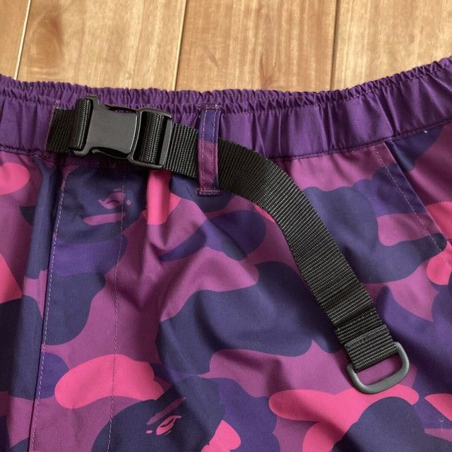 Bape BAPE Purple camo cargo shorts a bathing ape ★size L Size US 34 / EU 50 - 8 Thumbnail