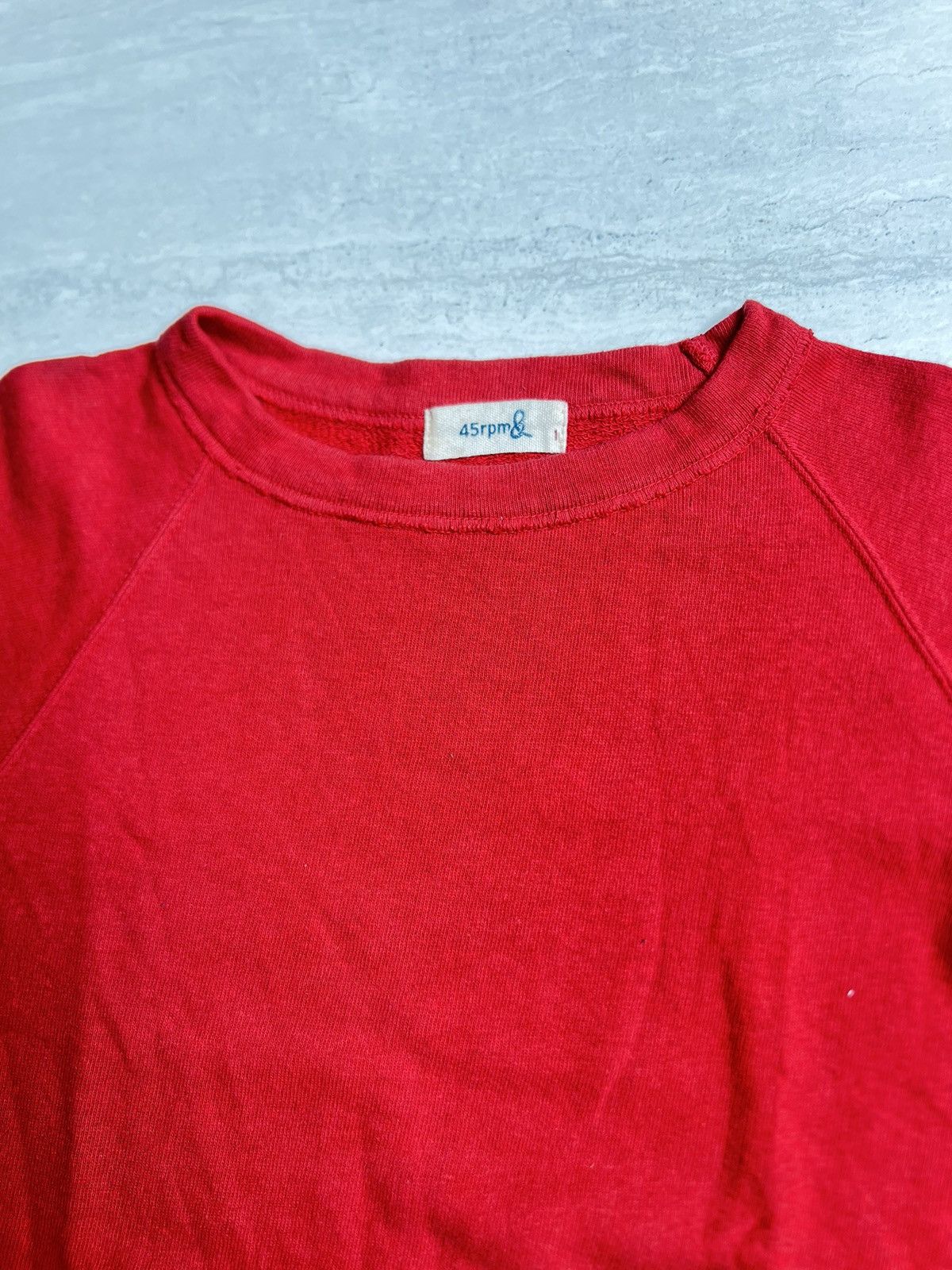 45rpm 45RPM Red Long Sleeve T-shirt Size US XS / EU 42 / 0 - 4 Thumbnail