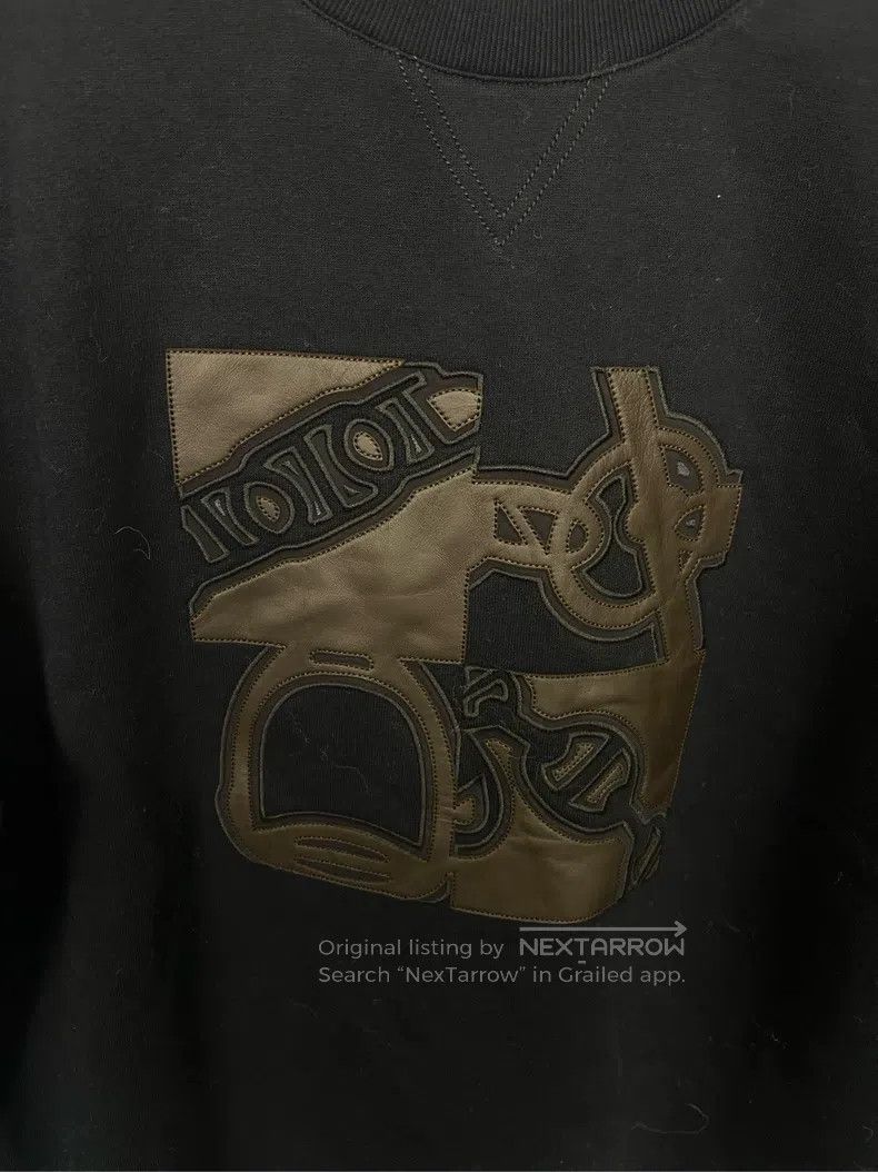 Hermes Hermes Blue Printed Pattern Long Sleeve Sweatshirt Size XS / US 0-2 / IT 36-38 - 3 Thumbnail