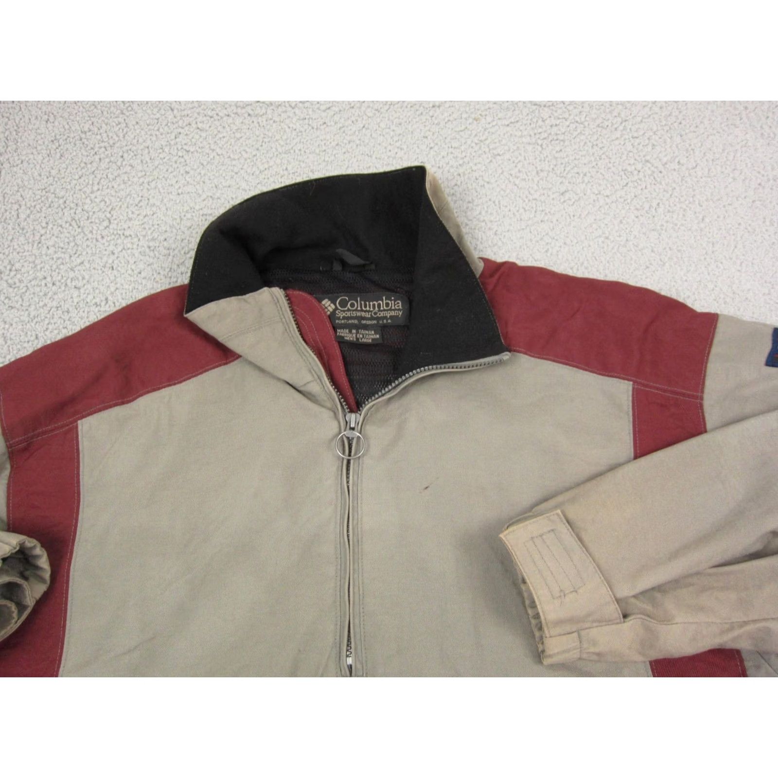 Vintage Vintage Columbia Jacket Adult L Brown Beige 1/2 Zip Bomber Windproof All Seasons Outdoor Mens Size US L / EU 52-54 / 3 - 2 Thumbnail