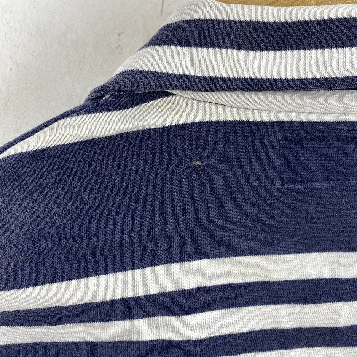 agnes b. AGNES B. PARIS Homme Half Zipper Stripes Collar Size US S / EU 44-46 / 1 - 7 Thumbnail