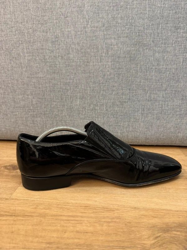 Canali Canali Italy Patent Leather Black Loafers Flats Moccasins 42 Size US 9 / EU 42 - 3 Thumbnail