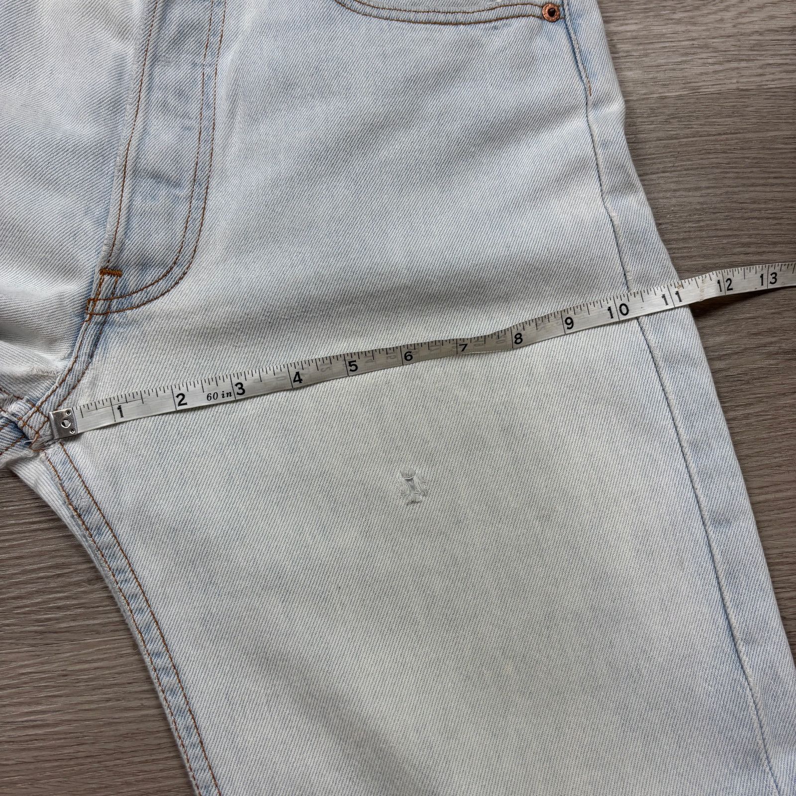 Levi's × Vintage Vintage 90s Levi's 501 Straight Leg Jeans 33x32 Made in USA Size US 33 - 7 Thumbnail
