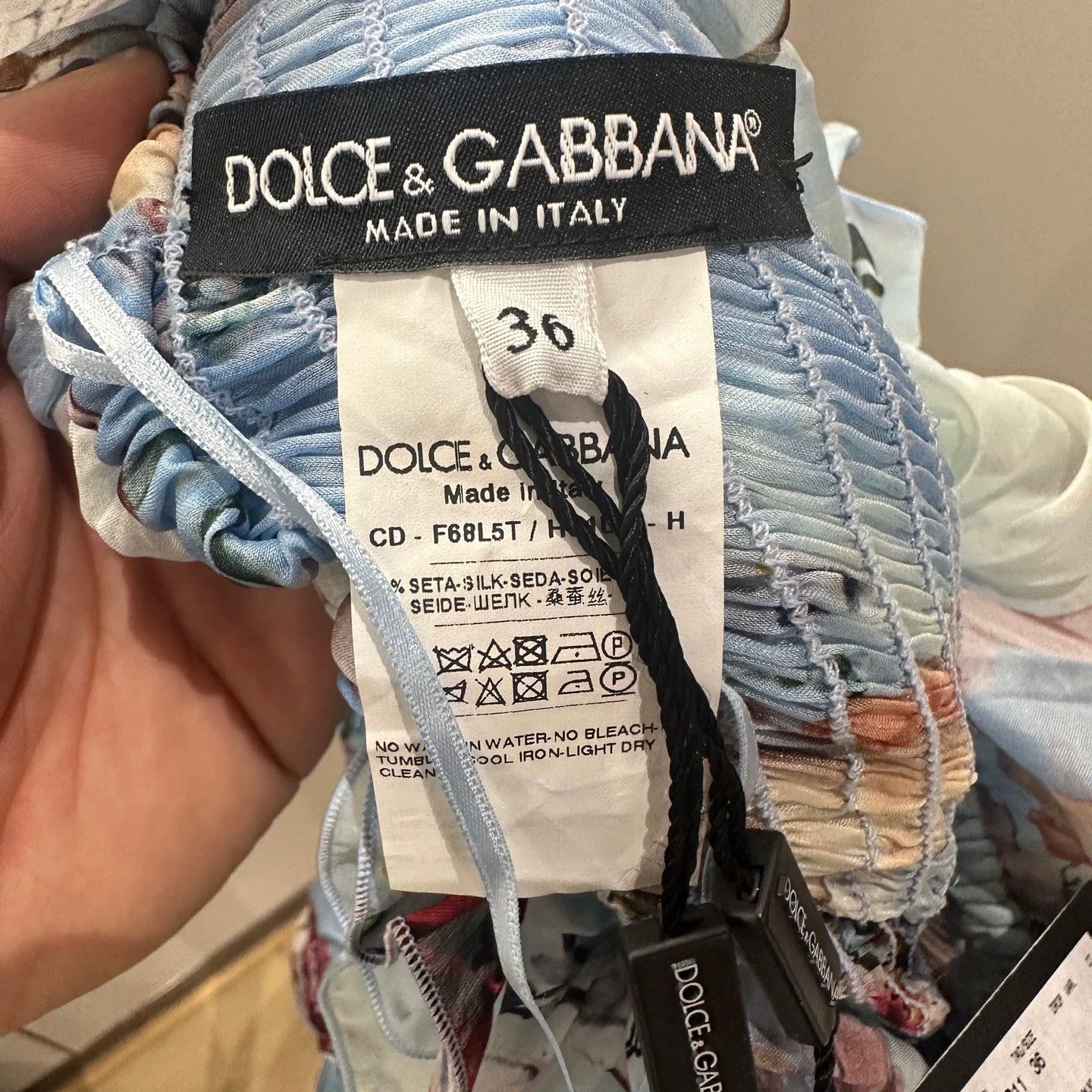 Dolce & Gabbana Dolce & Gabbana women's silk dress 36 apr669 Size XS / US 0-2 / IT 36-38 - 4 Thumbnail
