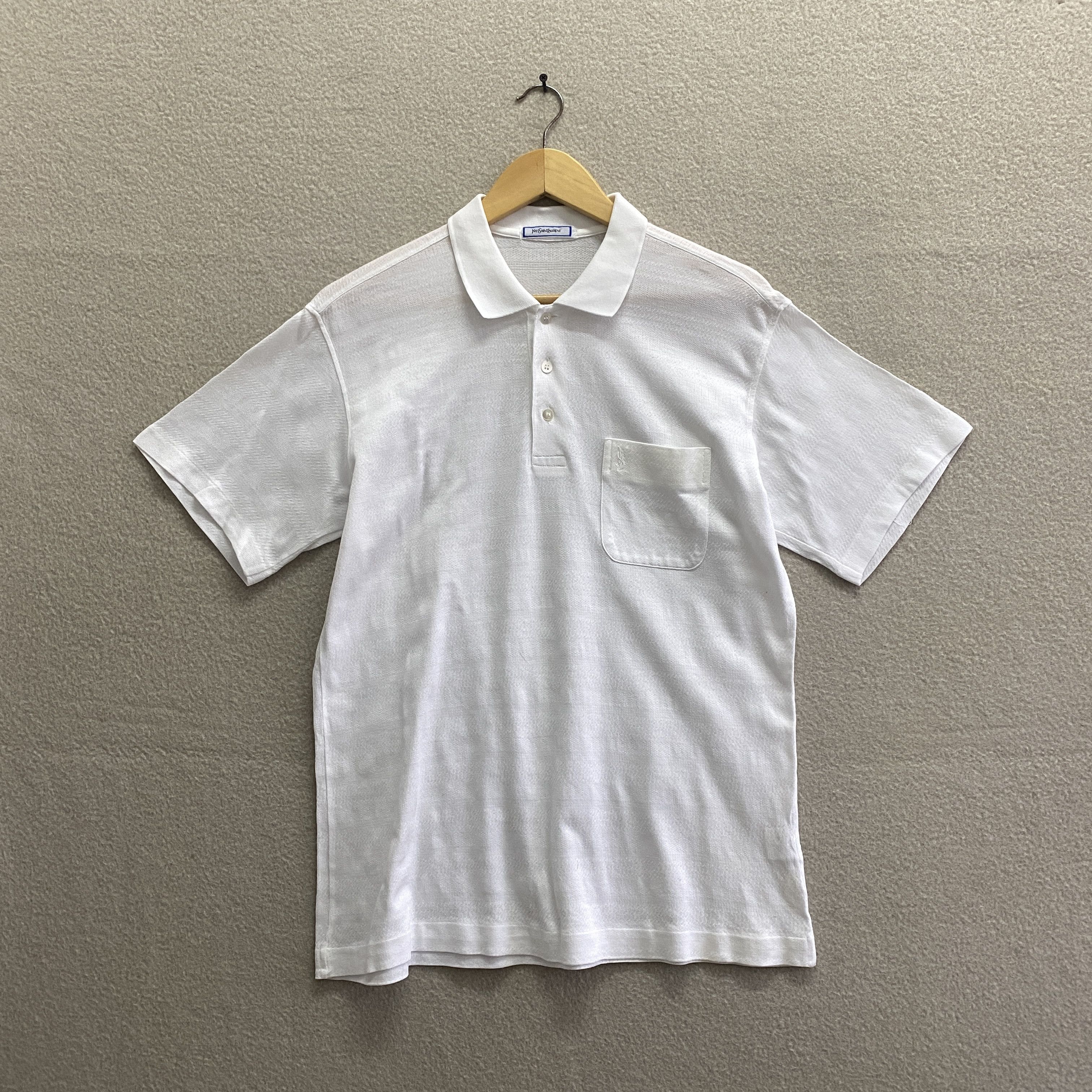 Yves Saint Laurent Vintage Ysl Polo Shirt Size US M / EU 48-50 / 2 - 1 Thumbnail