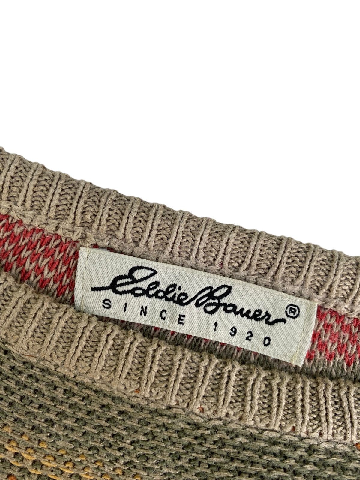 Eddie Bauer × Vintage Vtg Eddie Bauer Knitwear Size US M / EU 48-50 / 2 - 7 Thumbnail