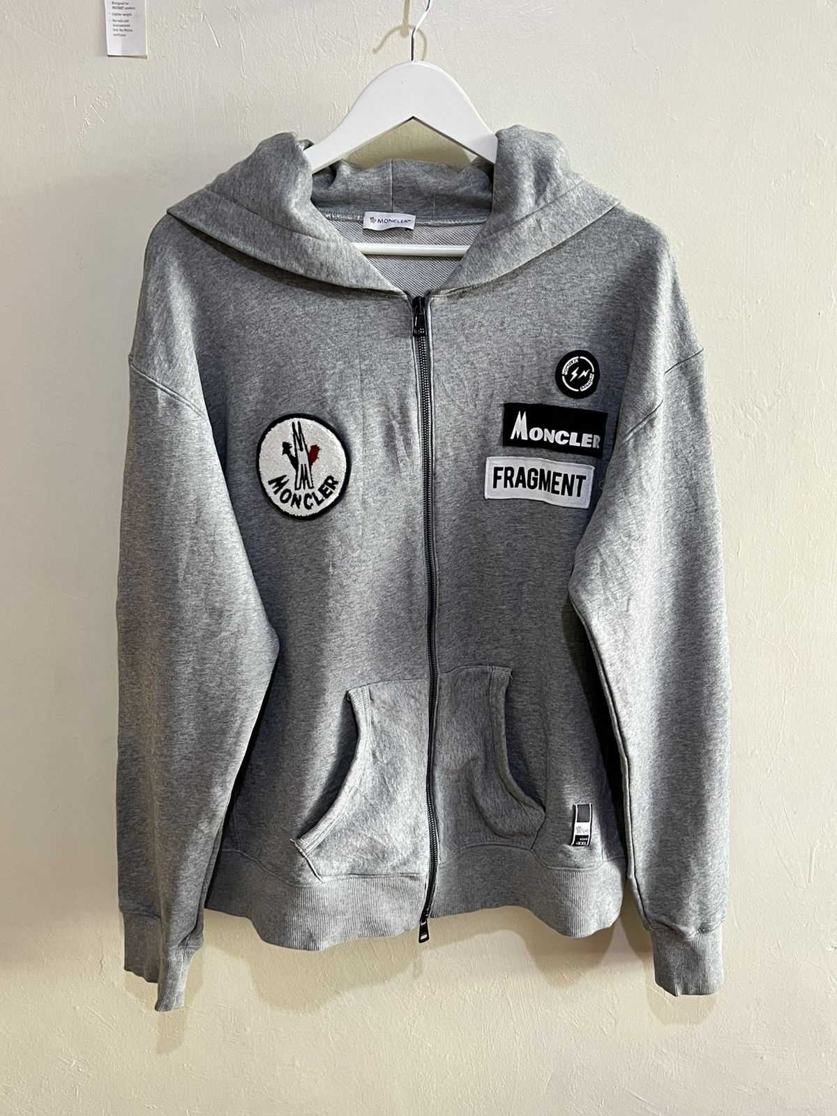Fragment Design × Moncler MONCLER X FRAGMENT HIROSHI FUJIWARA ZIP UP HOODIE Size US XXL / EU 58 / 5 - 2 Thumbnail