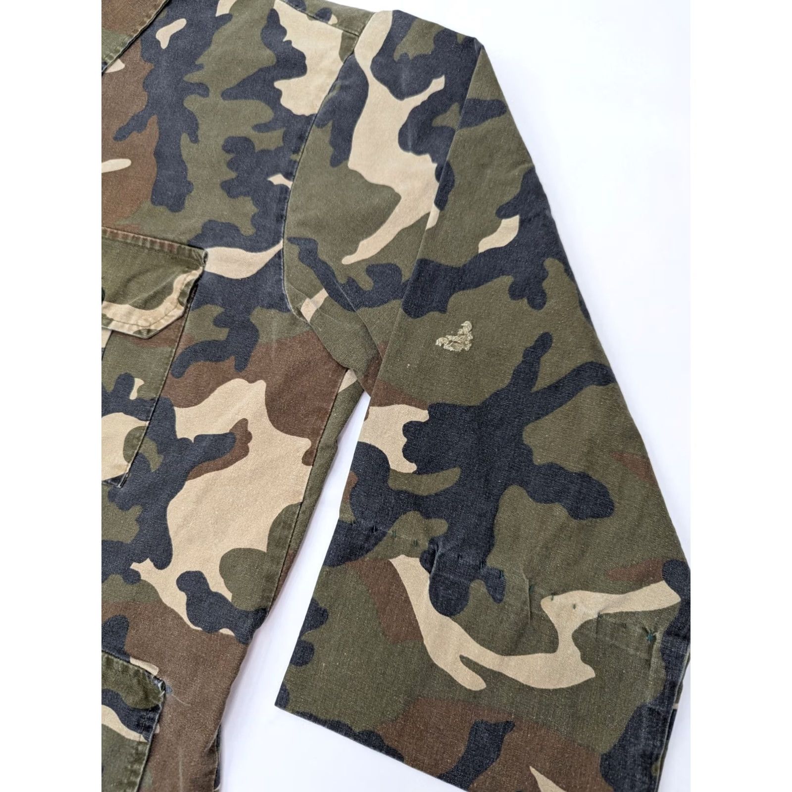 Vintage Vtg Winchester Forest Camo Hunting Shirt Men L Button-Front 3/4 Sleeve Cow Outdoor Size US L / EU 52-54 / 3 - 2 Thumbnail
