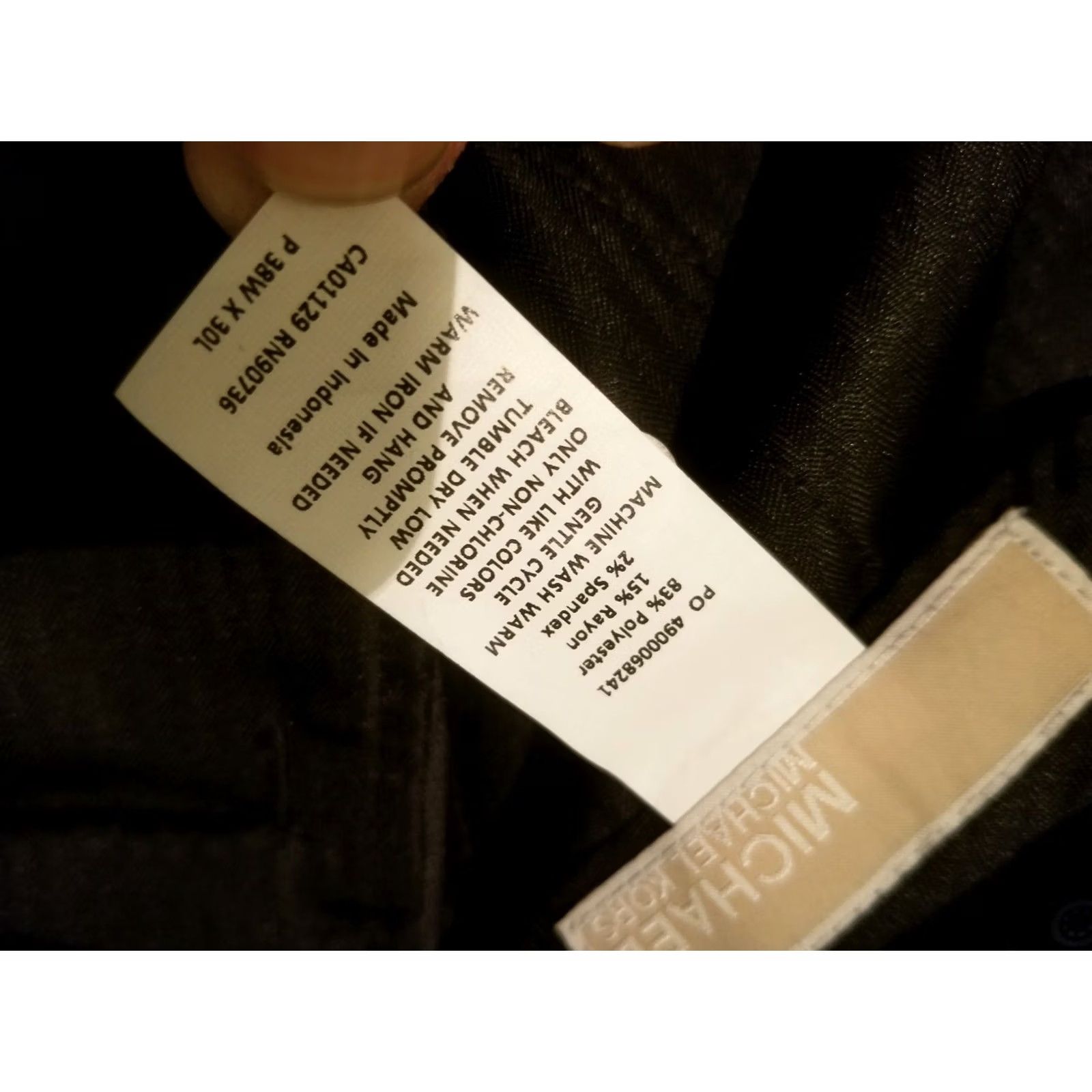 Michael Kors Michael Kors Mens Gray Chino Khaki Trouser Pants 38x30 Dress Slack Size US 38 / EU 54 - 8 Thumbnail