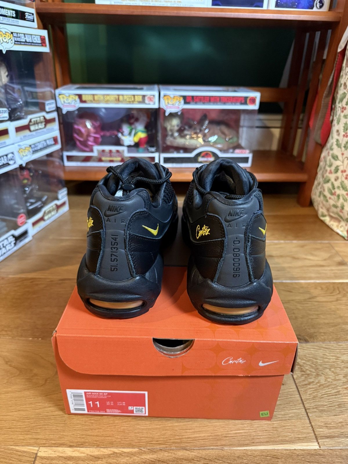 Corteiz × Nike Corteiz Nike Air Max 95 “Honey Blacks” Size US 11 / EU 44 - 7 Thumbnail