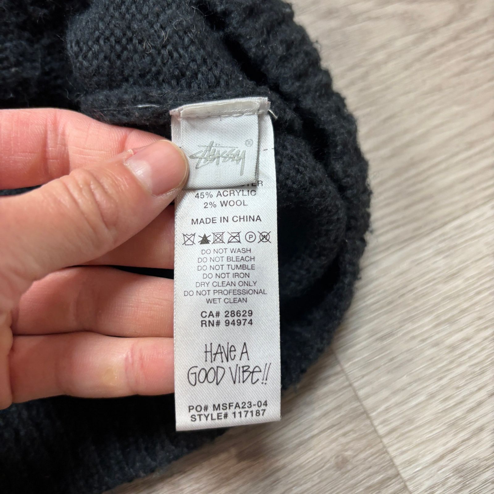 Stussy Stussy Wool Blend Full Zip Hoodie Men's Medium Streetwear Size US M / EU 48-50 / 2 - 7 Thumbnail