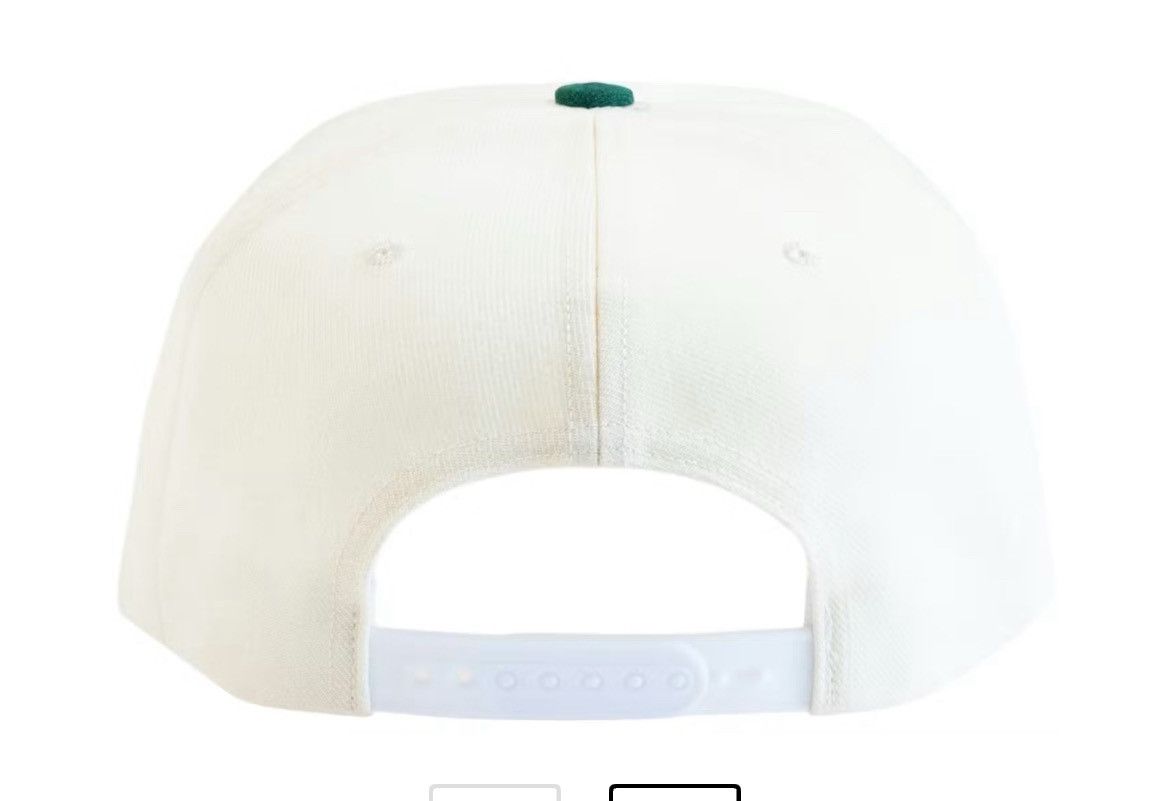 Eric Emanuel Eric Emanuel EE off white & green snapback hat Size ONE SIZE - 2 Thumbnail