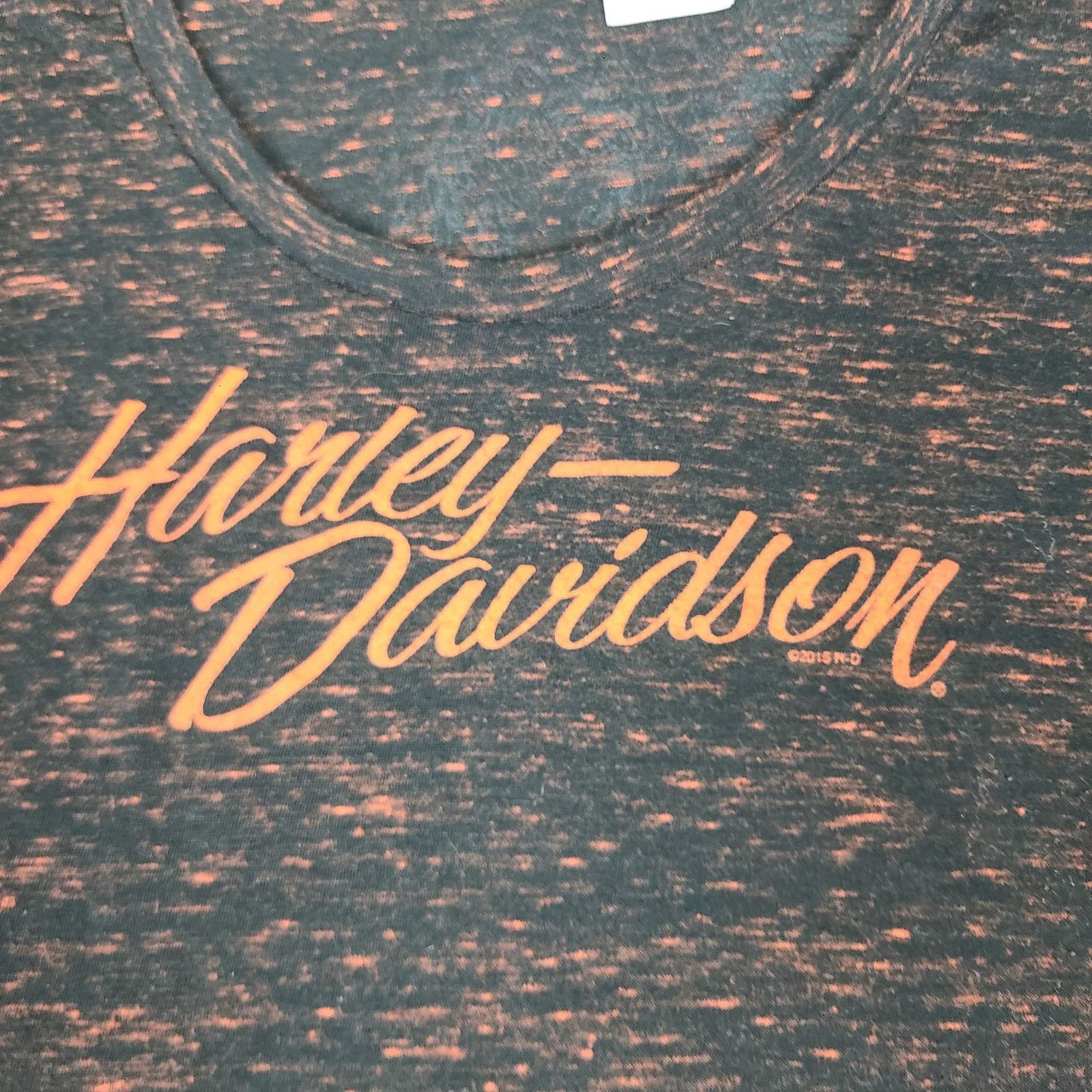 Harley Davidson Harley Davidson Short Sleeve T-Shirt Black/orange Washout Si Size XXL / US 16-18 / IT 52-54 - 3 Thumbnail