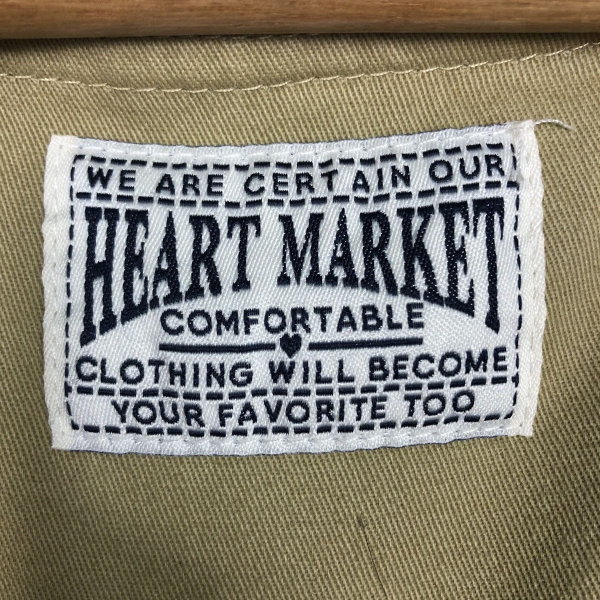 Blue Blue Japan 📌Vintage Chore Worker Duck Canvas Jacket Heart Market Size US M / EU 48-50 / 2 - 18 Thumbnail