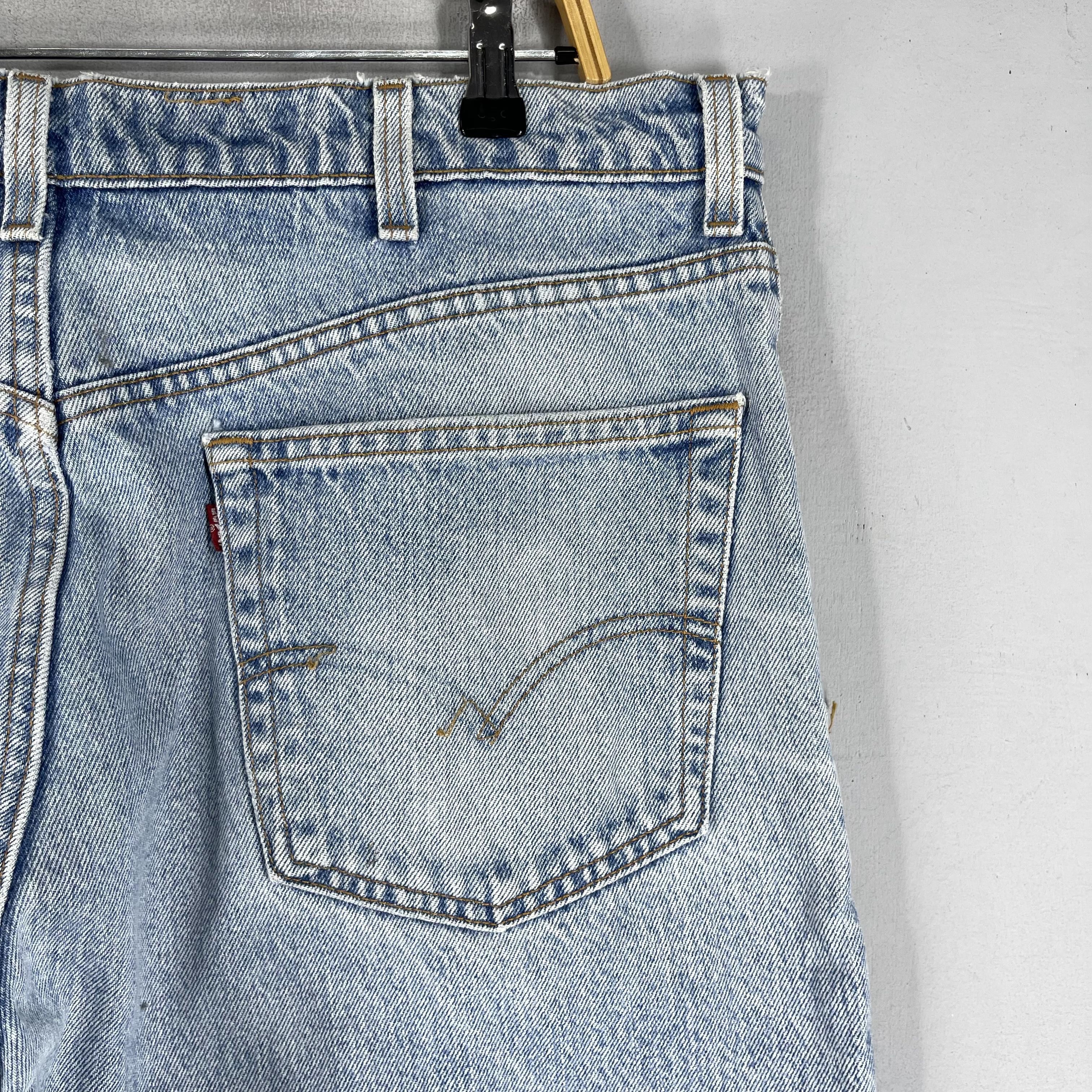 Levi's × Vintage Size 37 Vintage Levis 550 Distressed Relaxed Fit Jeans Size US 37 - 7 Thumbnail