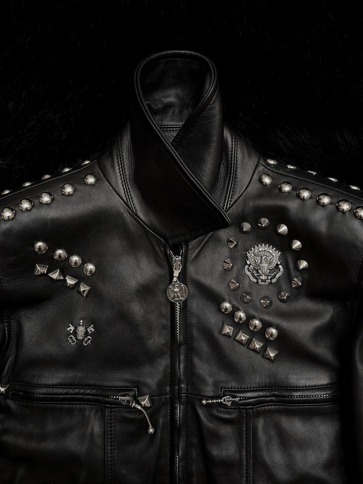 Balmain SS11 Balmain by Decarnin Studded Jacket (Sid Vicious) Size US M / EU 48-50 / 2 - 2 Thumbnail