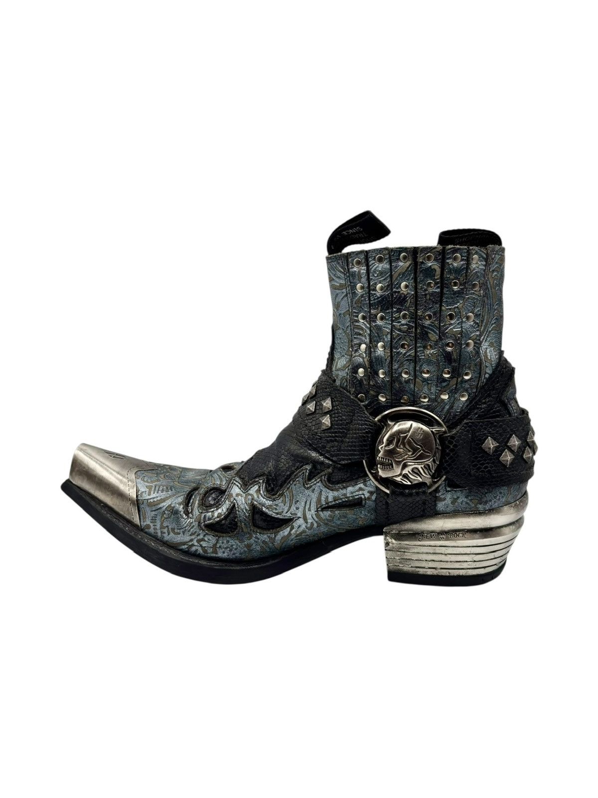 New Rock Vintage New Rock steel cap cowboy boots Size 40 Size US 10 / IT 40 - 5 Thumbnail