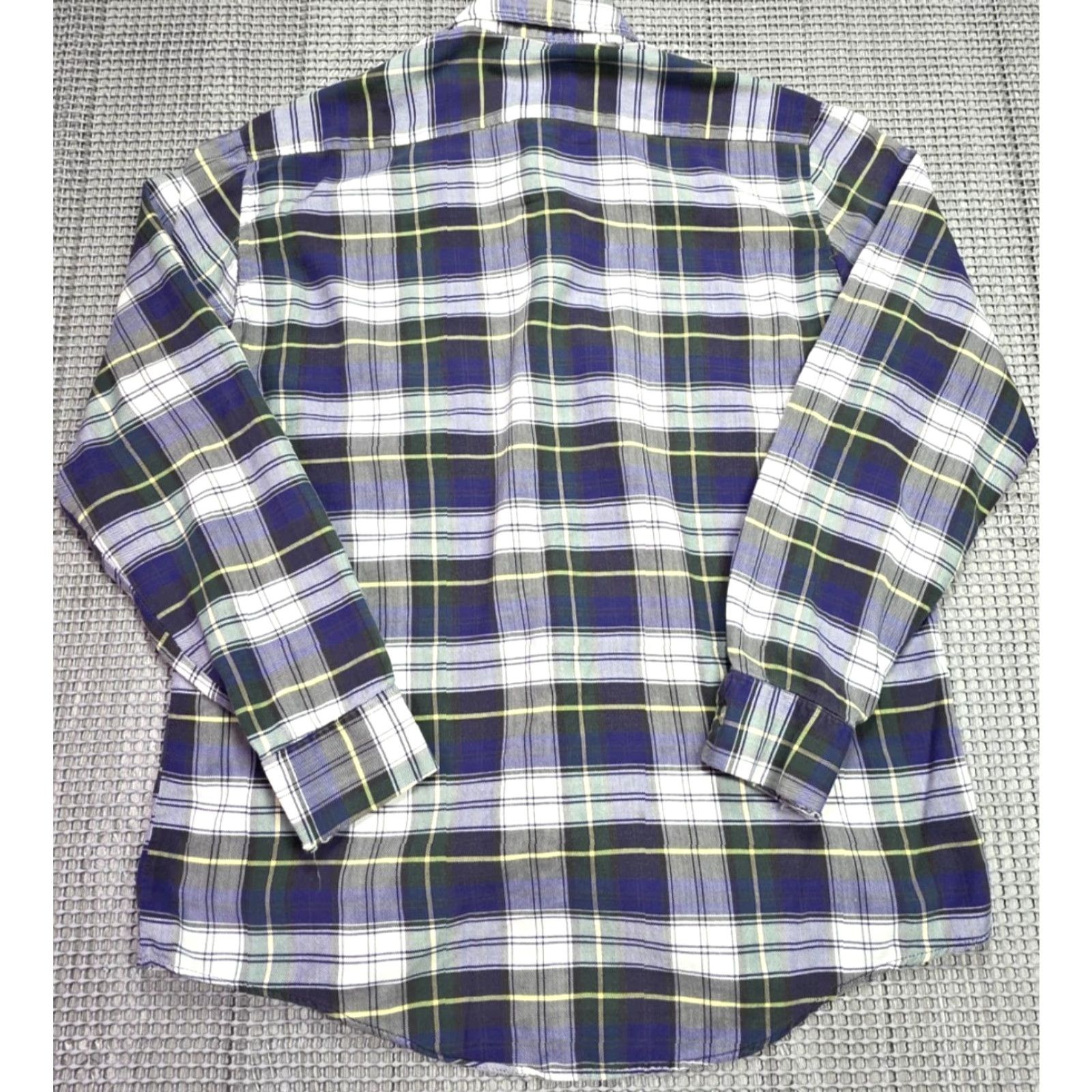 Vintage VINTAGE Golden Line Dagger Point Collar Cotton Flannel Plaid Long Sleeve Shirt M Size US M / EU 48-50 / 2 - 6 Thumbnail
