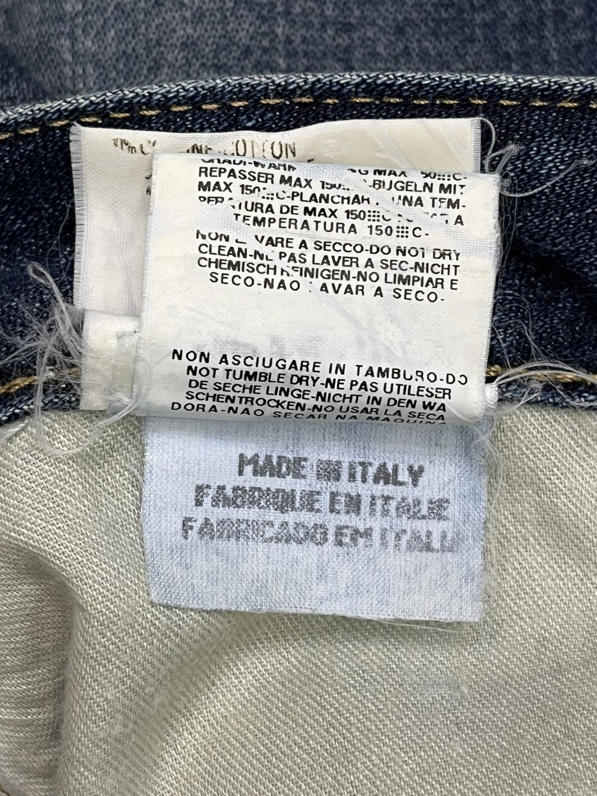 Replay Vintage Replay Italy Bootcut Flare Denim Y2K Fade Size 31" - 14 Thumbnail