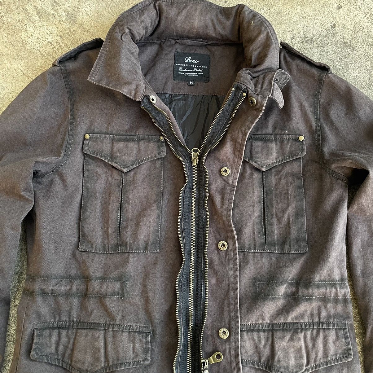 Hysteric Glamour × Japanese Brand × Le Grande Bleu (L.G.B.) Beno Bono Jacket Japan Multi zipper two layer Size US M / EU 48-50 / 2 - 5 Thumbnail
