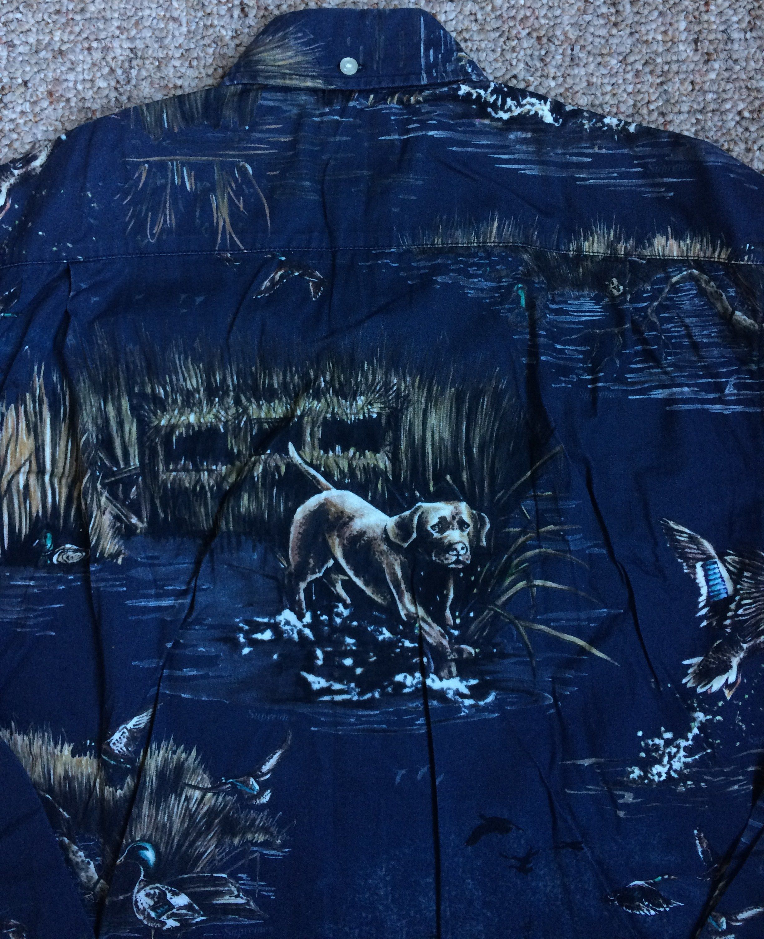 Supreme F/W 2012 Supreme Dogs & Ducks Button Up Shirt Size US M / EU 48-50 / 2 - 6 Thumbnail