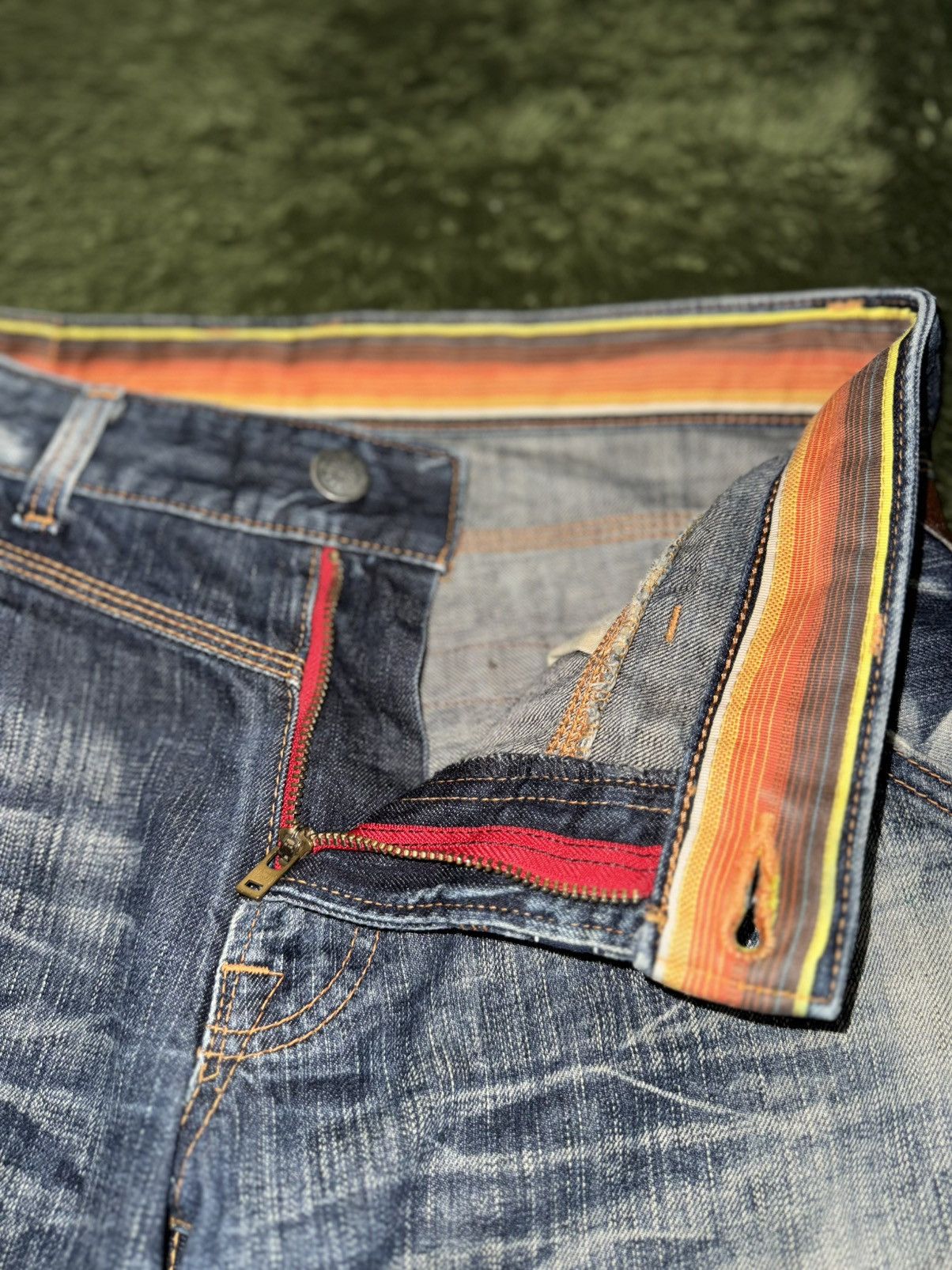 Edwin [32] EDWIN MADE IN JAPAN Zip Pocket Denim Pants Size US 32 / EU 48 - 3 Thumbnail